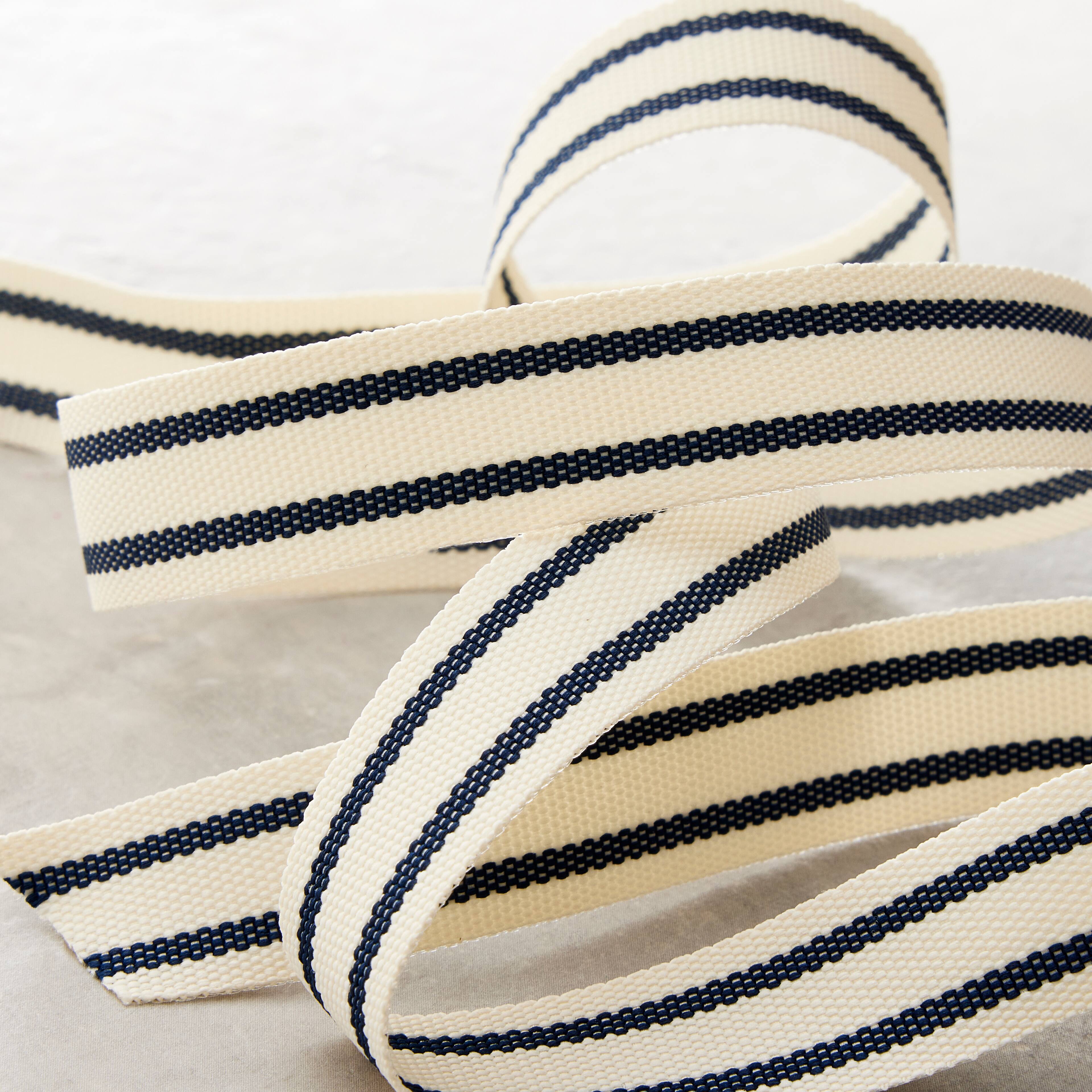 12 Pack: 5/8&#x22; x 5yd. Ticking Striped Grosgrain Ribbon by Celebrate It&#x2122;