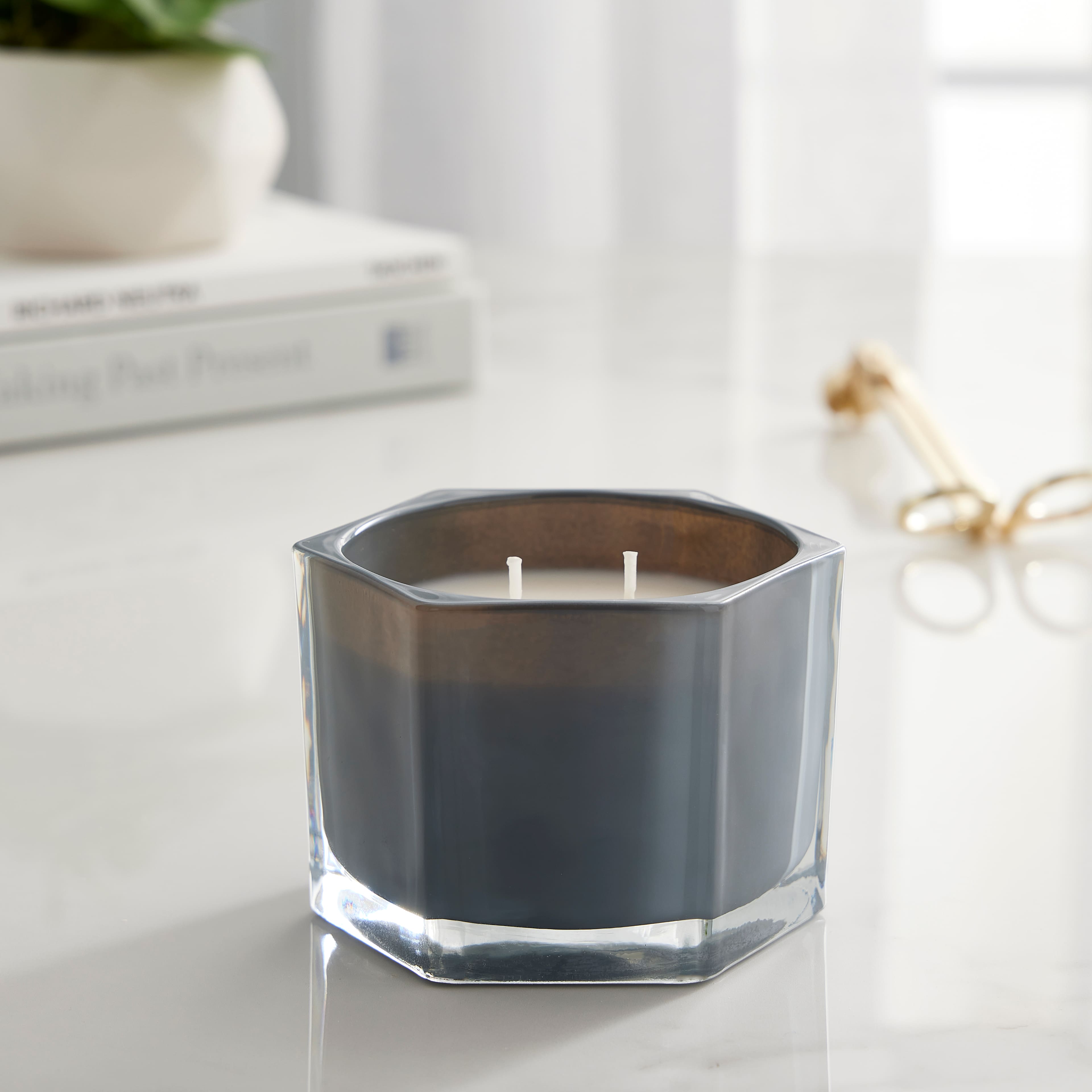 Sandalwood &#x26; Black Rose 2-Wick Jar Candle by Ashland&#xAE;