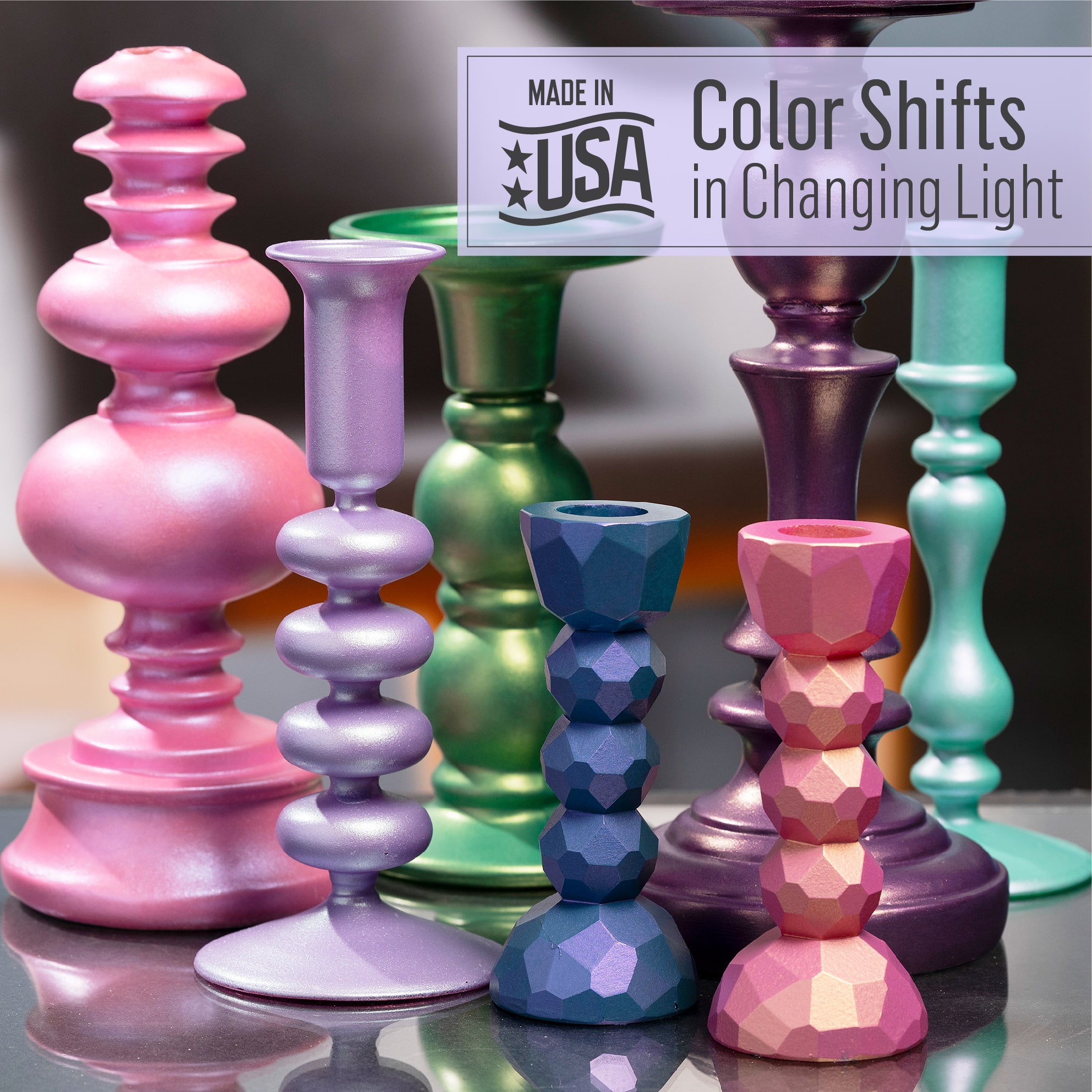 12 Pack: FolkArt® Color Shift™ Gloss Finish Metallic Acrylic Paint