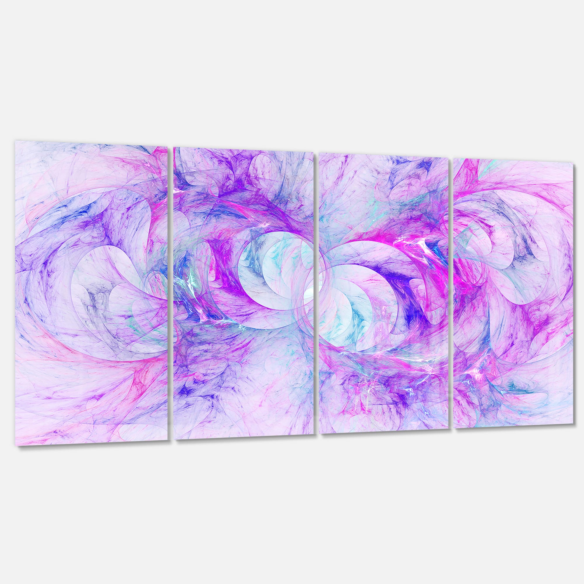 Designart - Light Purple Fractal Texture