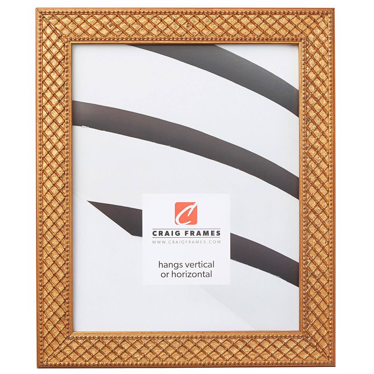 Craig Frames Lenox Antique Gold Picture Frame 