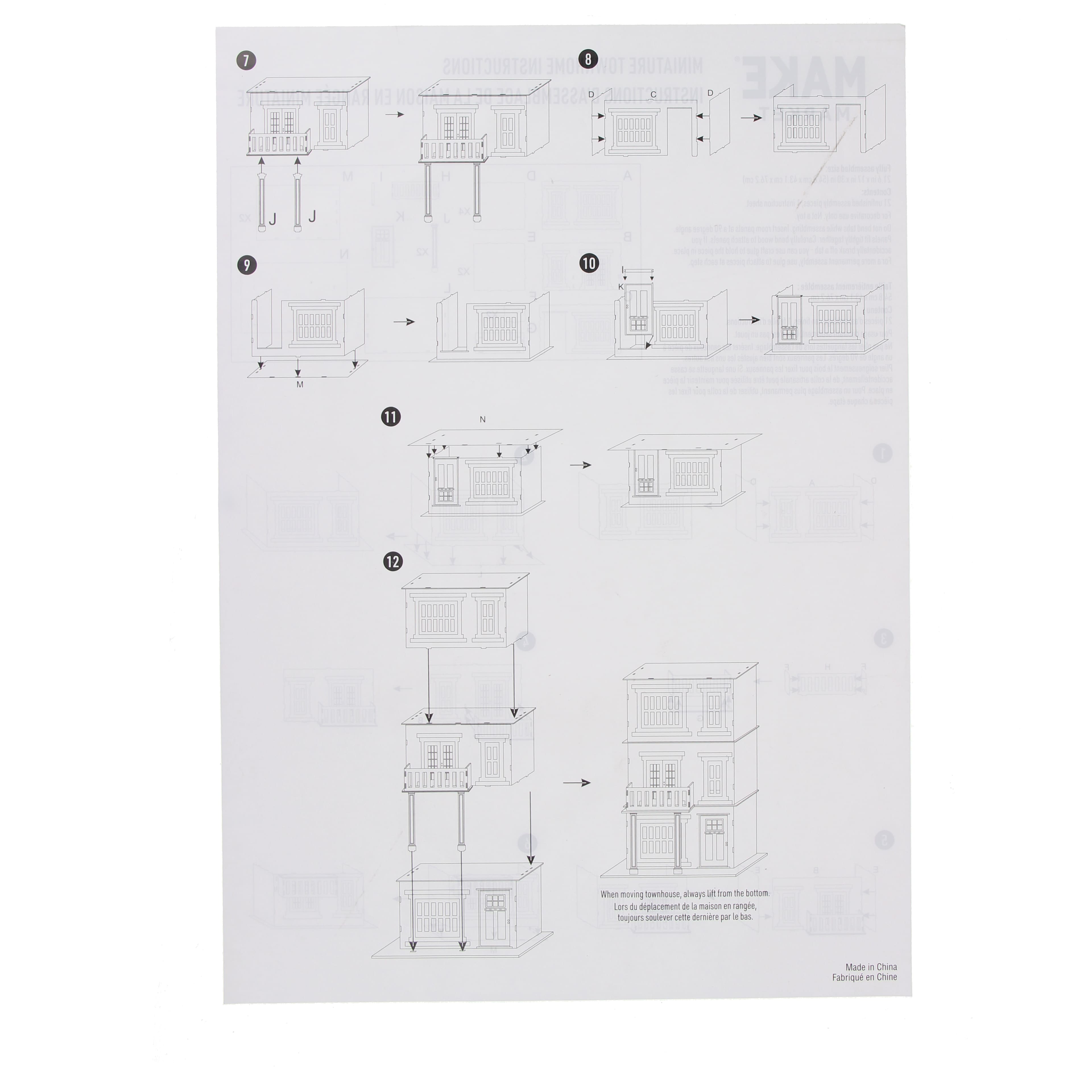 Maison de ville miniature par Make Market