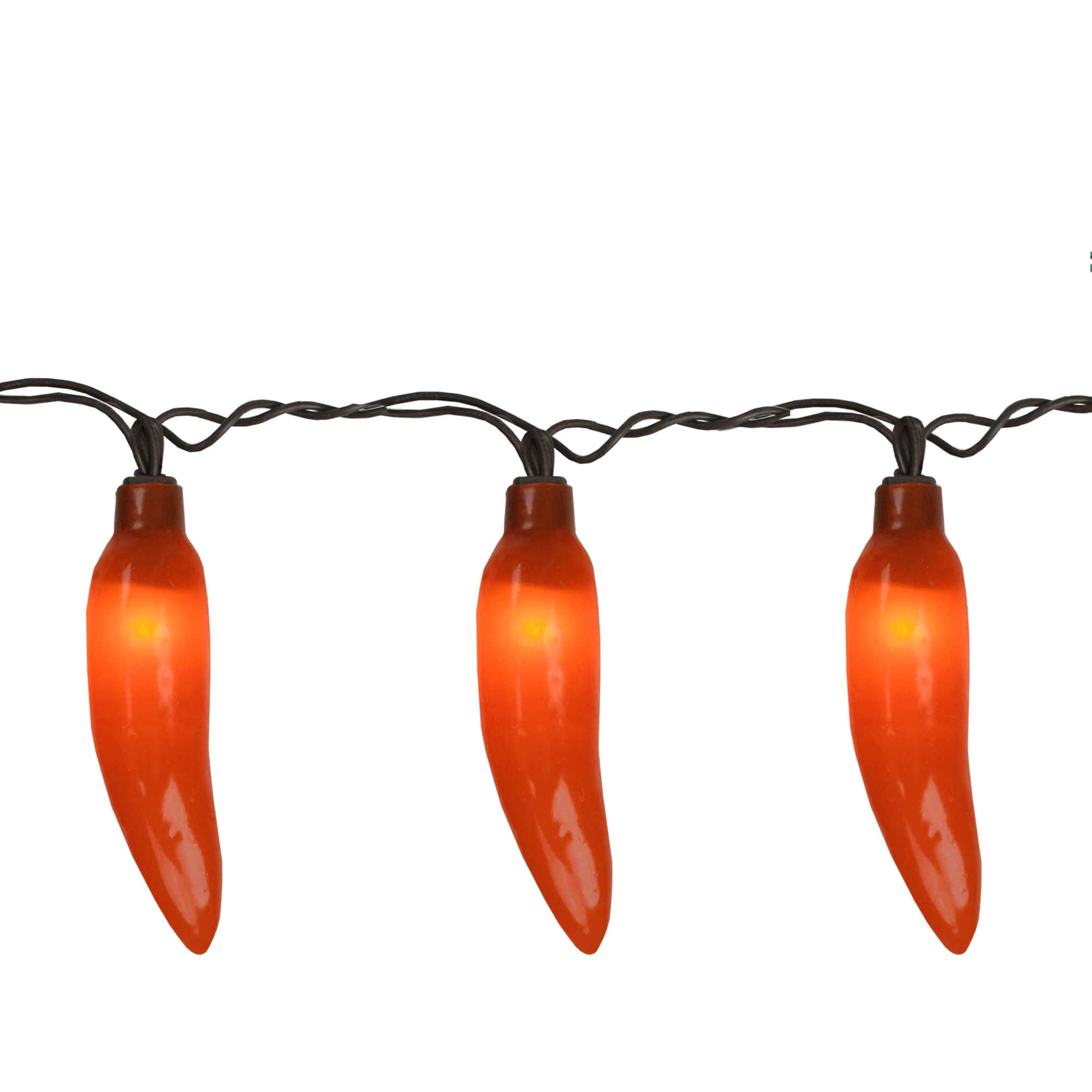 35ct. Orange Chili Pepper Patio String Light Set