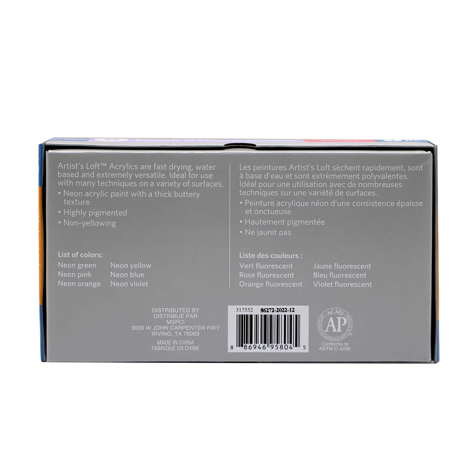 Neon Acrylic Paint Set by Artist's Loft®