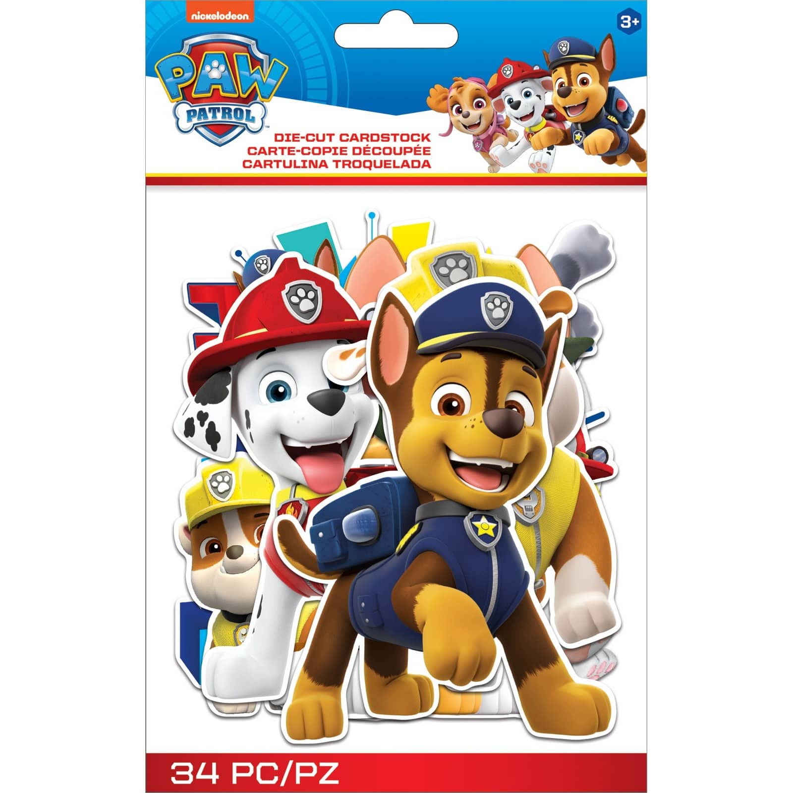 EK Disney® Nickelodeon Paw Patrol Icons Cardstock Die-Cuts