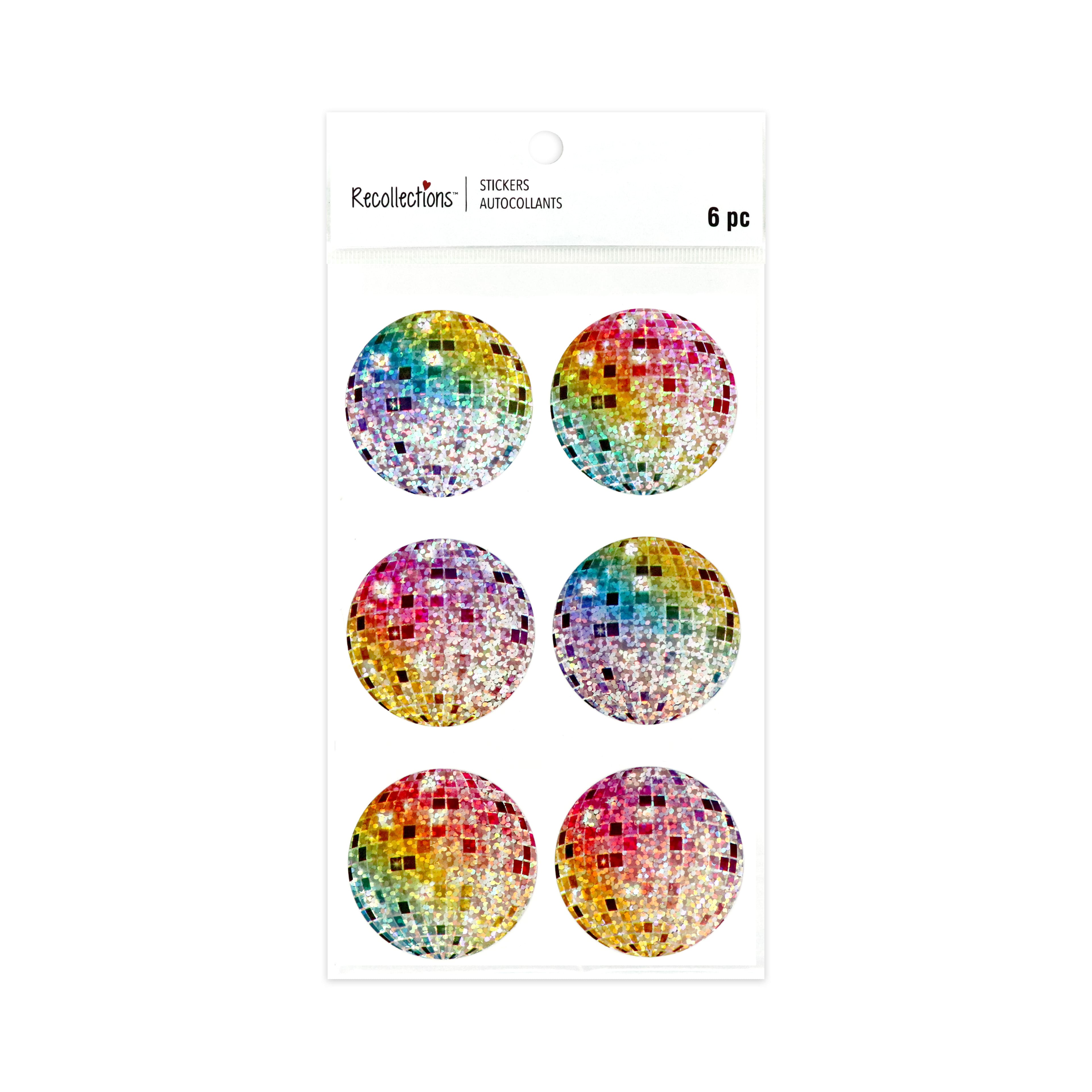 Holographic Pastel Discoball Stickers by Recollections&#x2122;