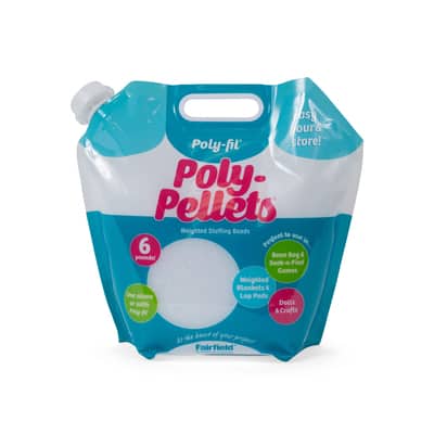 Poly-Fil Poly-Pellets Weighted Stuffing and Filling Beads - 10lb