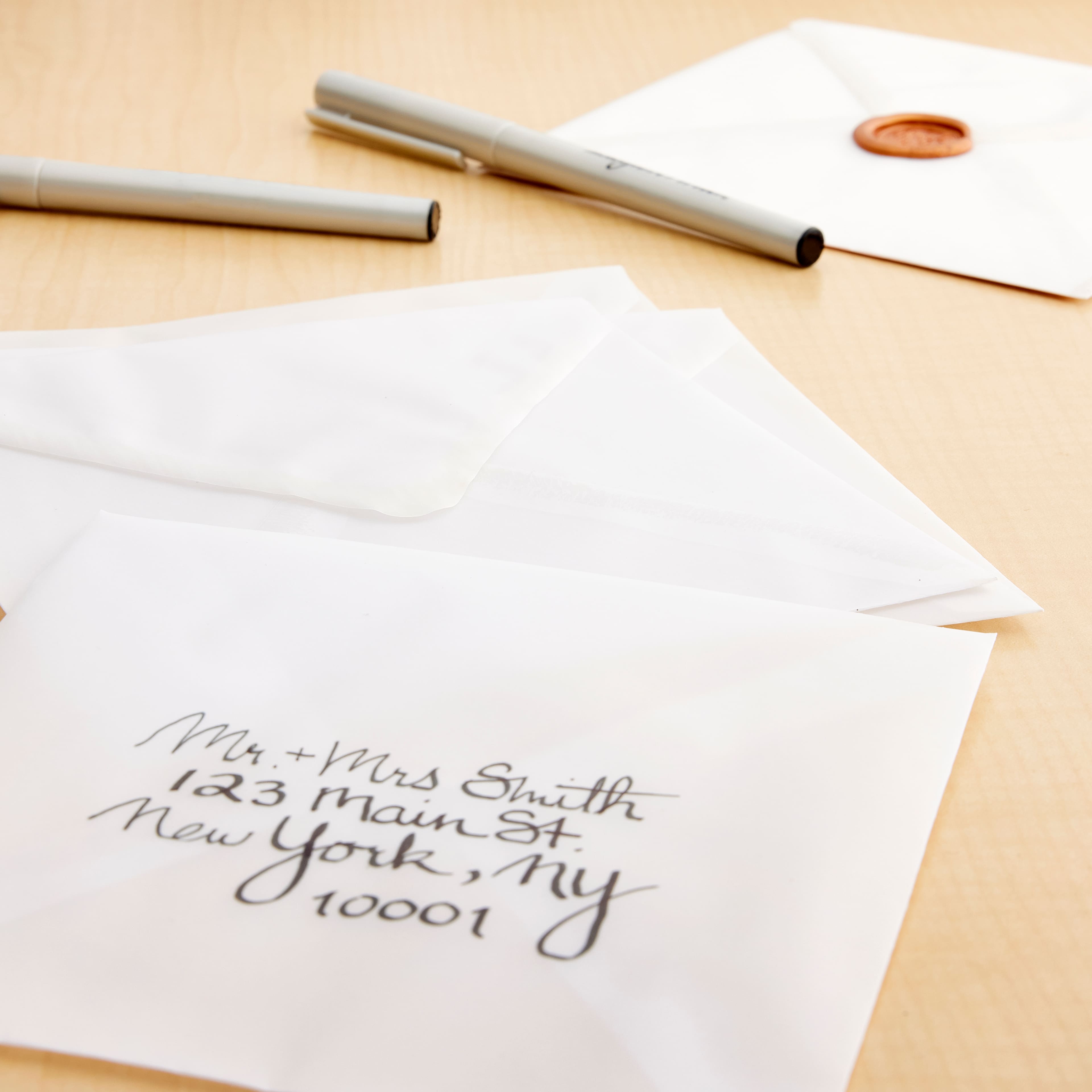 12 Packs: 10 ct. (120 total) White Vellum Envelopes by Recollections&#x2122;
