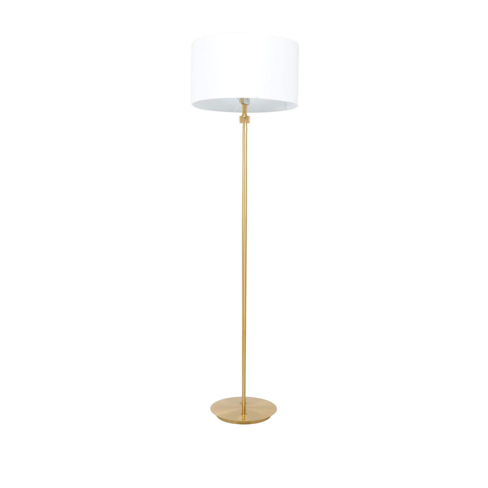 CosmoLiving by Cosmopolitan Gold Iron Modern Floor Lamp, 64" x 19" x 19"