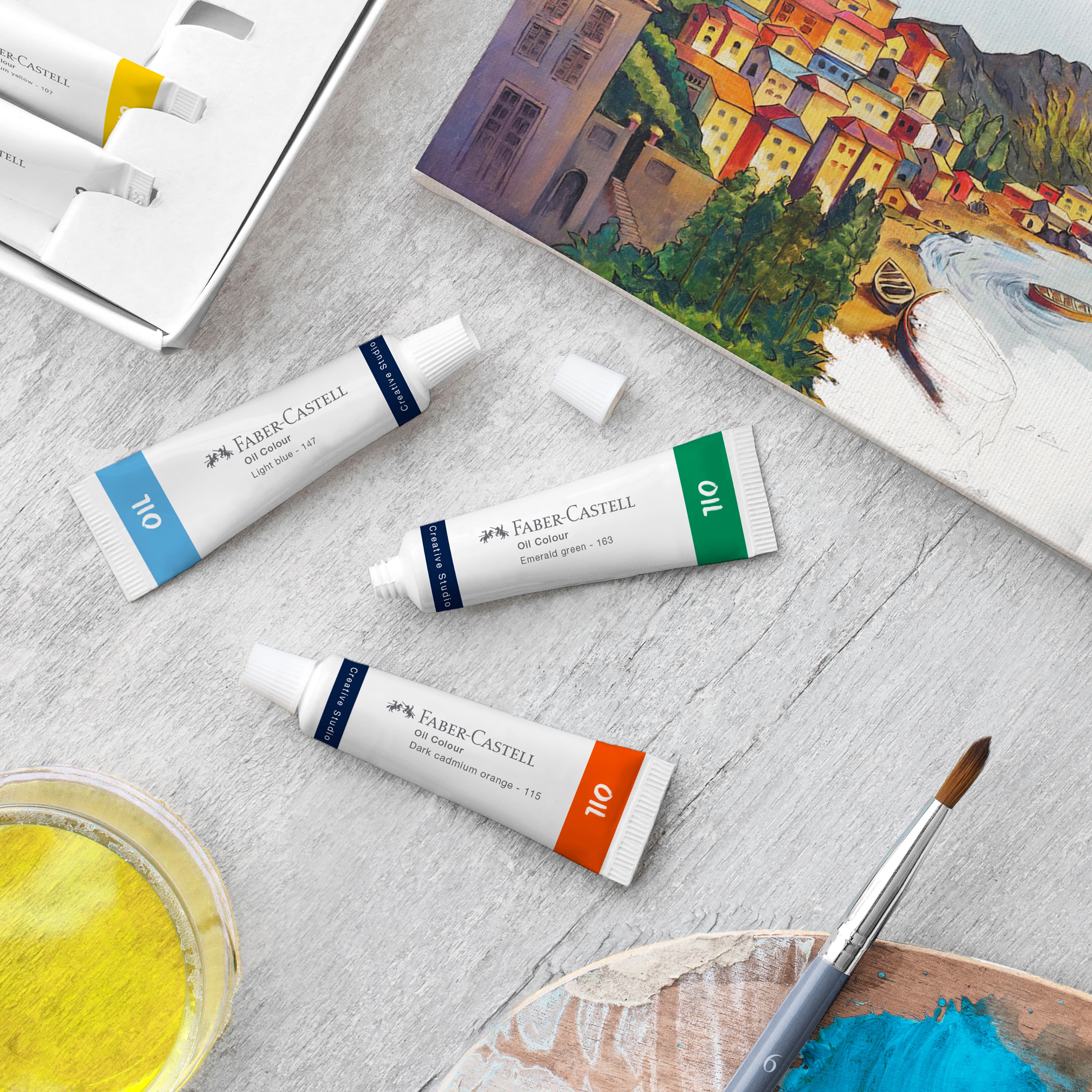 Faber-Castell Creative Studio 24 Color Oil Paint Set