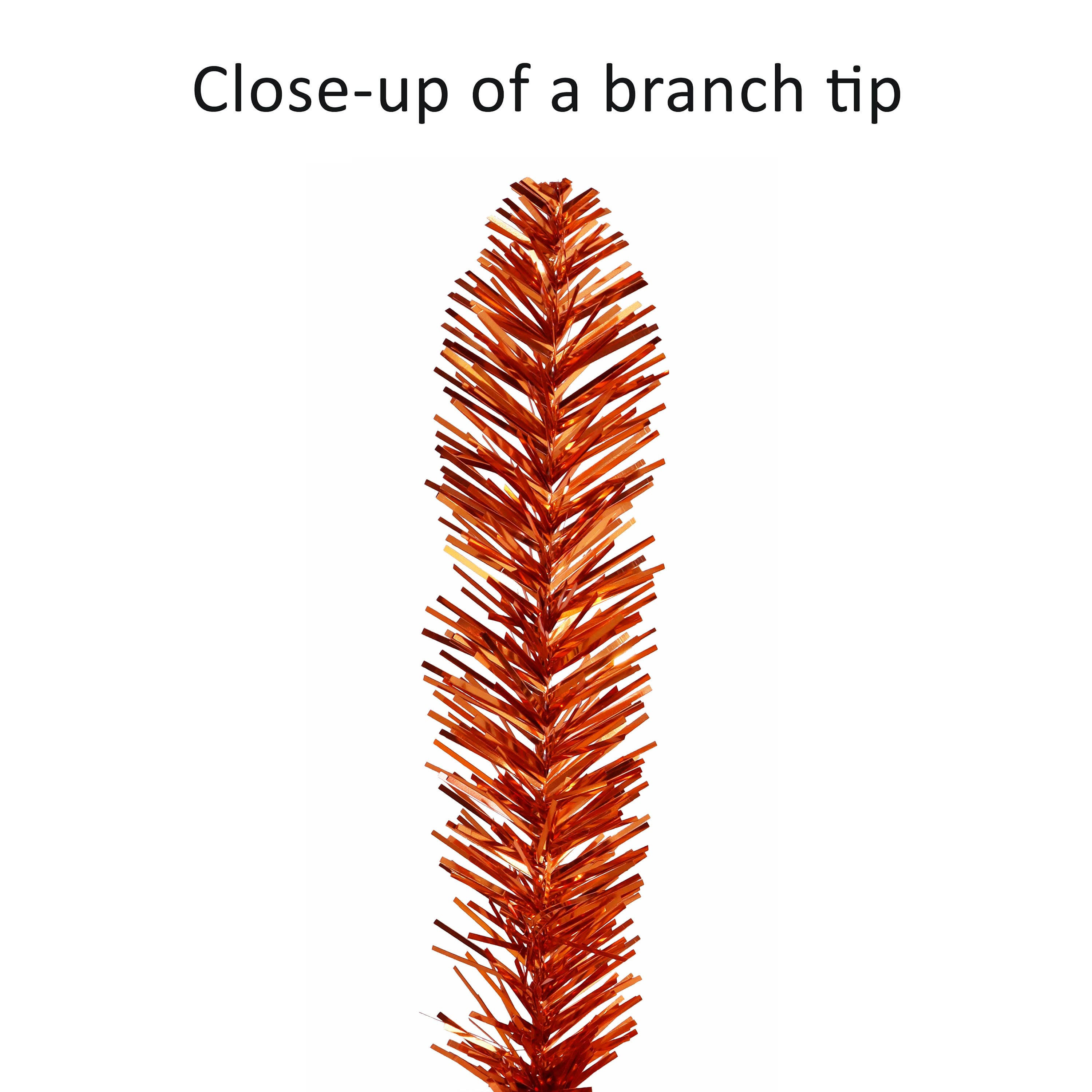 6ft. Pre-Lit Tinsel Artificial Christmas Tree