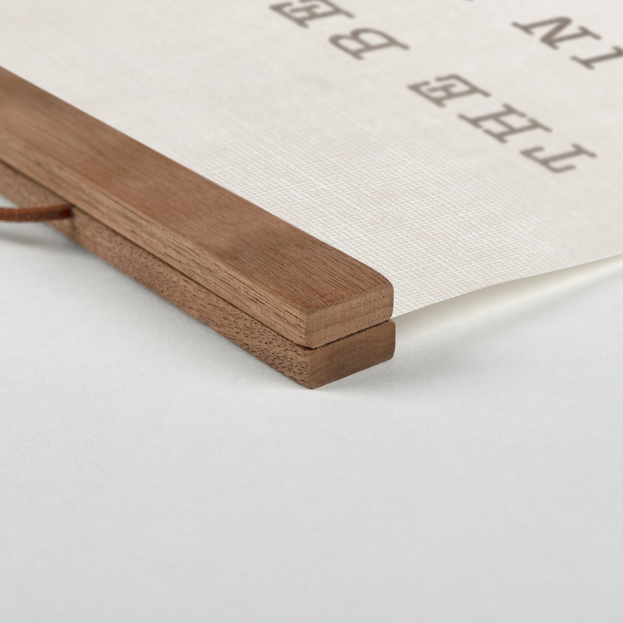 Best Things Are Shared 12" x 16" Teak Hanging Canvas