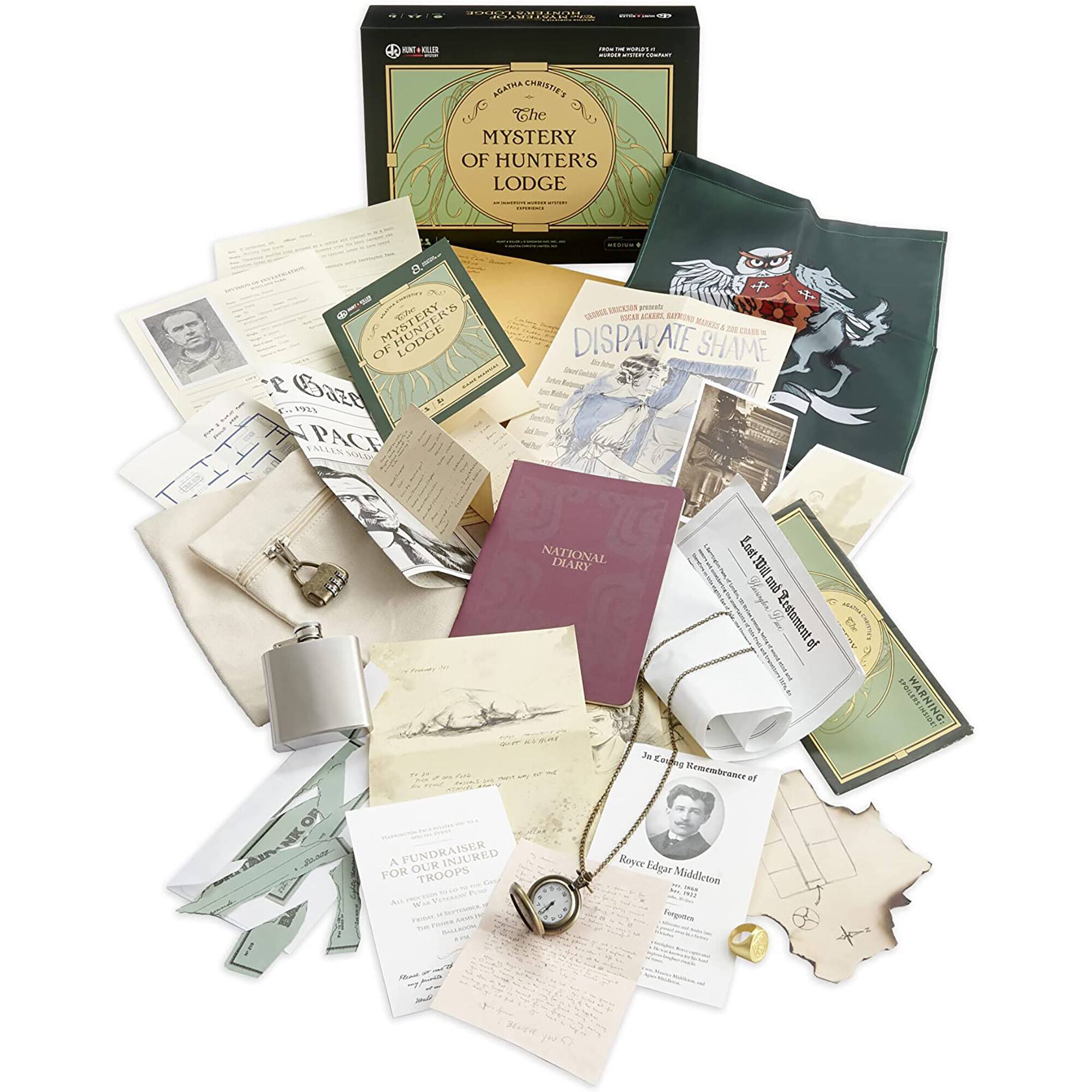 Hunt A Killer: Agatha Christie&#x27;s Mystery of Hunter&#x27;s Lodge