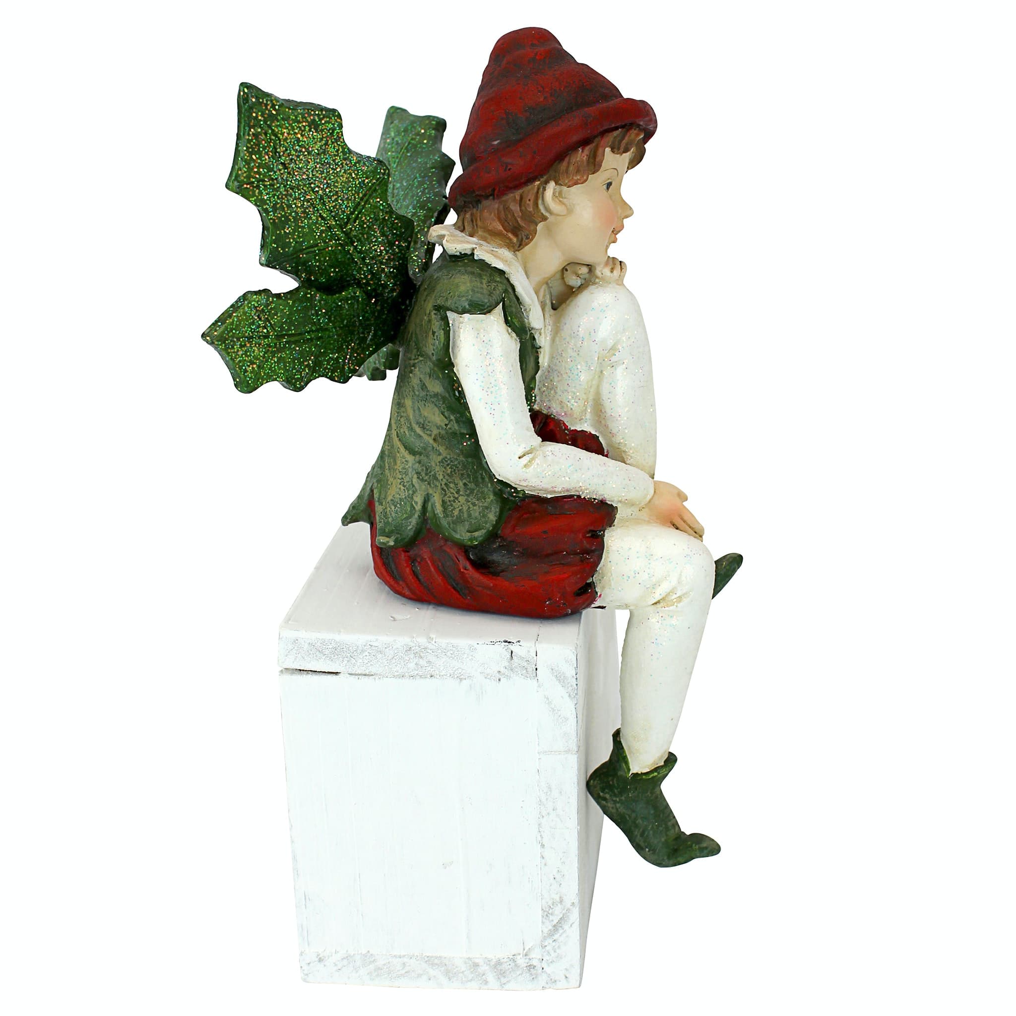 Design Toscano 8.5" Santa's Christmas Elves Shelf Sitter Emmanuel Statue