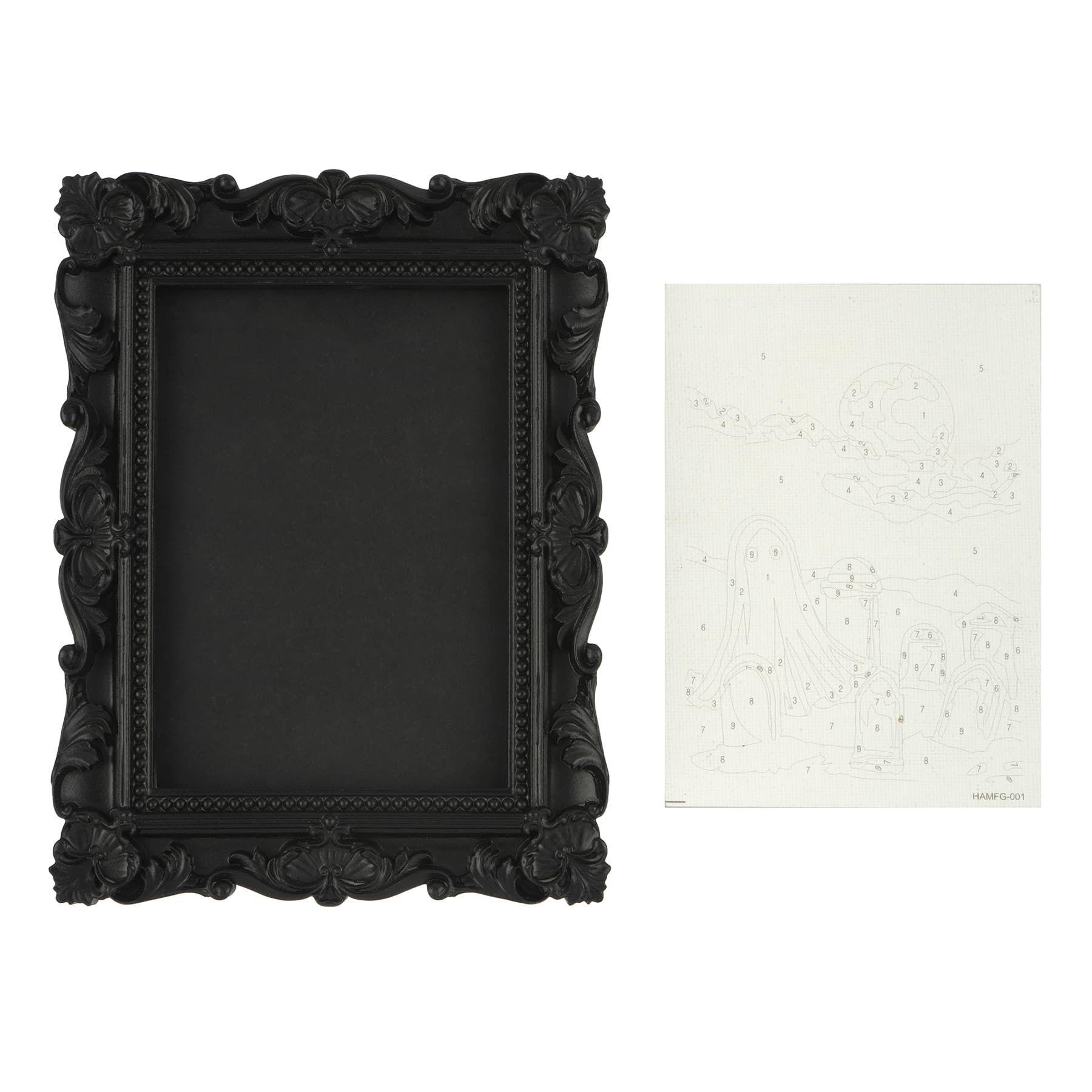 Mini Ghost Graveyard Framed Paint-by-Number Kit by Artist's Loft®