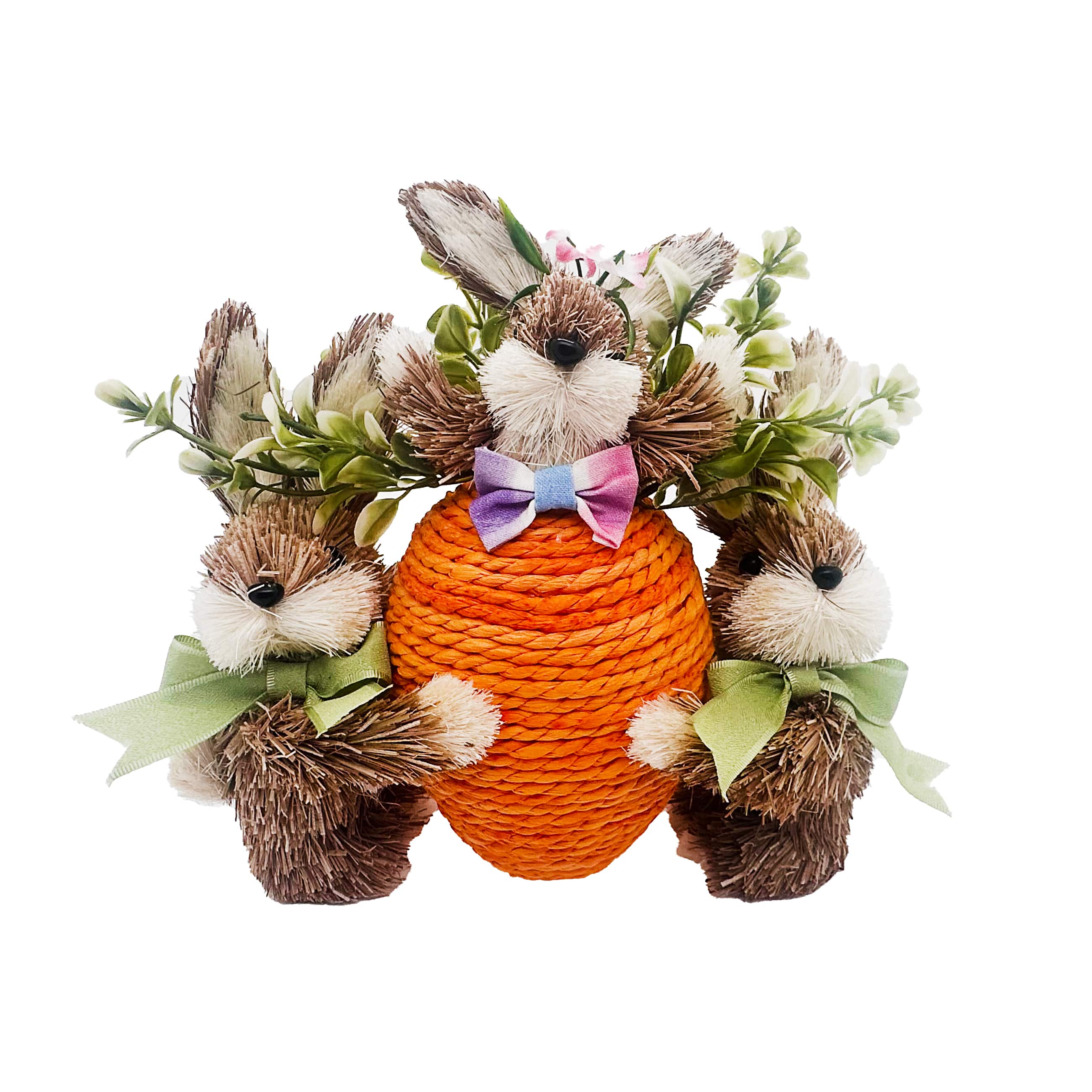 8" Sisal Bowtie Bunny with Friends Décor by Ashland®