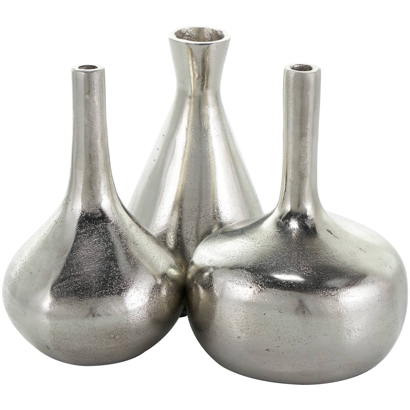 CosmoLiving by Cosmopolitan Contemporary Aluminum Vase Set