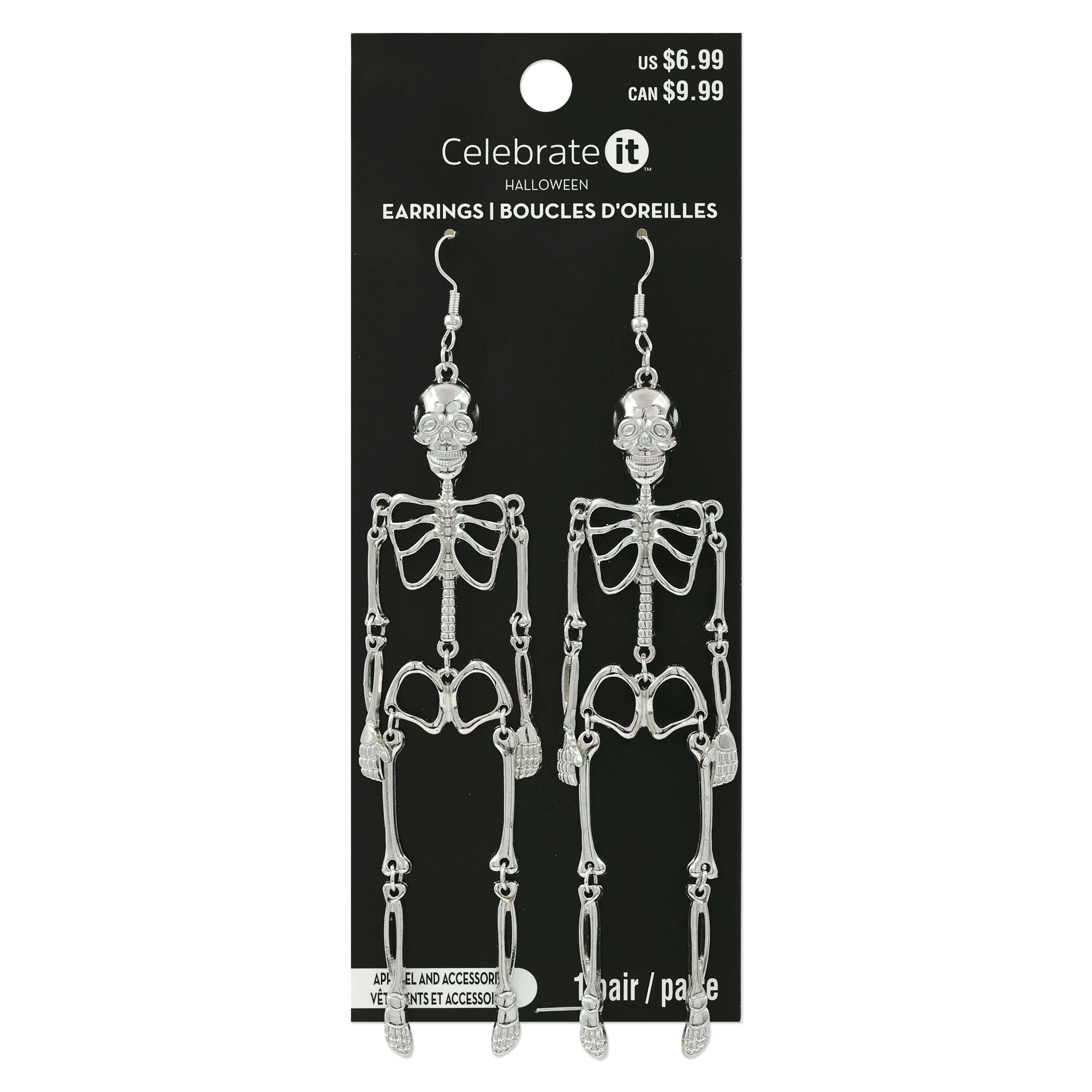 Silver Skeleton Earrings by Celebrate It&#x2122;