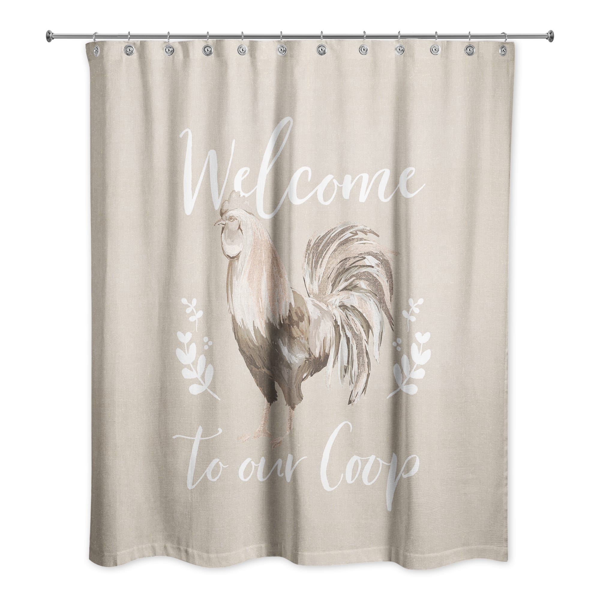 Welcome To Our Coop Shower Curtain
