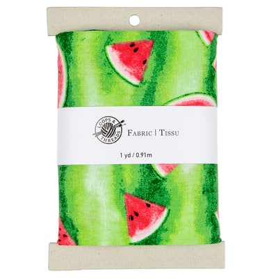 Green Watermelon Cotton Fabric Bundle by Loops & Threads™ | Michaels