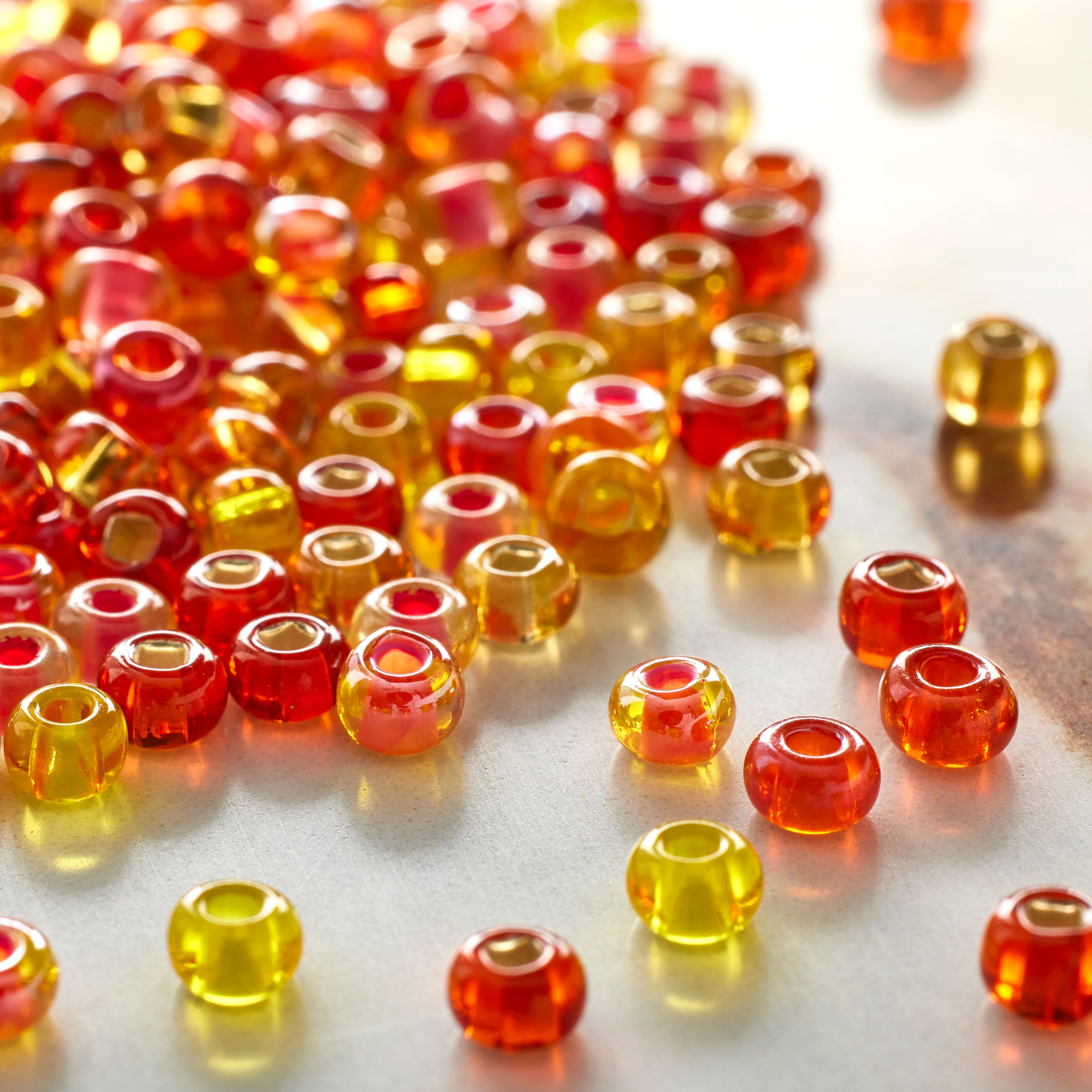 John Bead Czech Glass Seed Beads Mix, 6/0