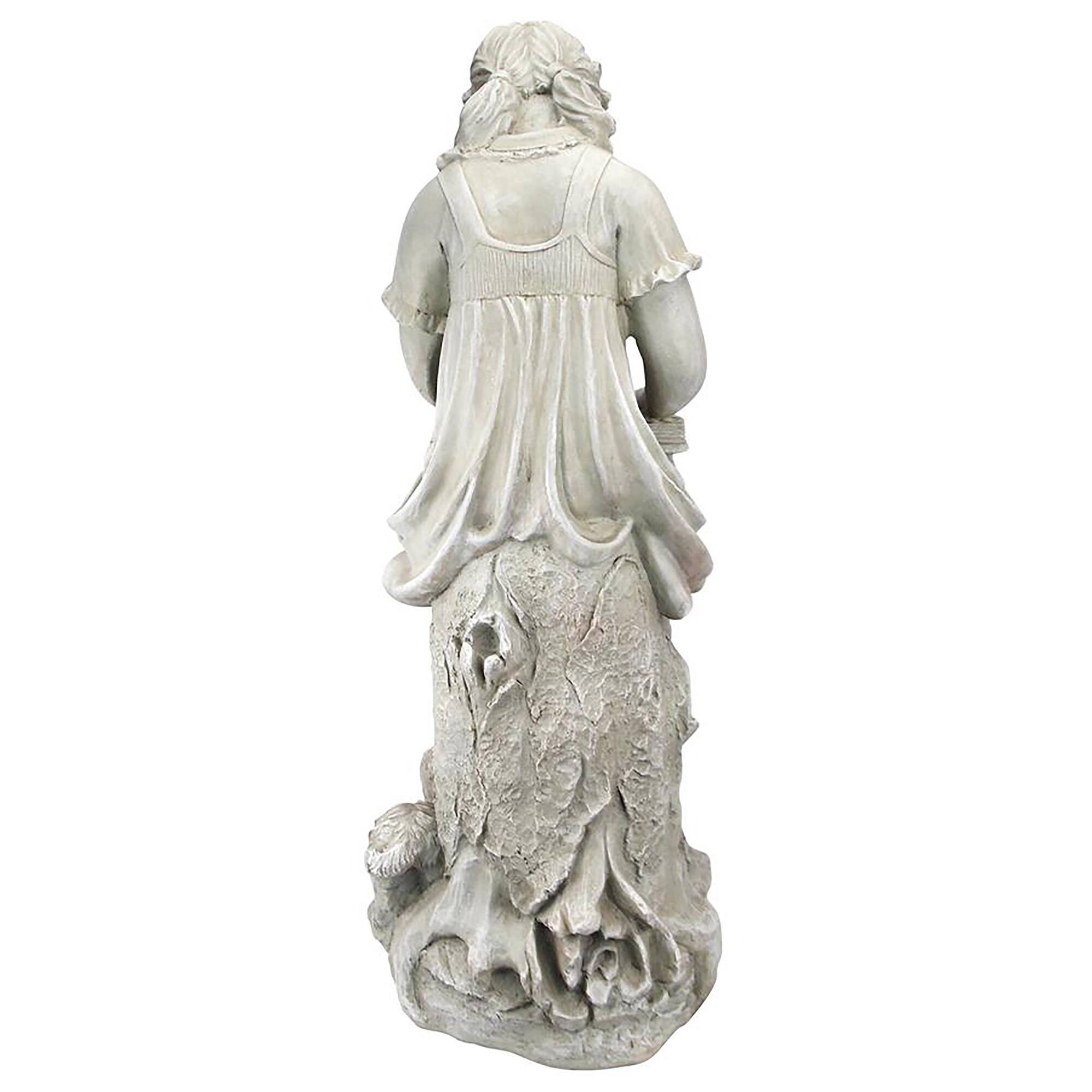Design Toscano 34.5&#x22; Sierra the Reading Child Garden Statue