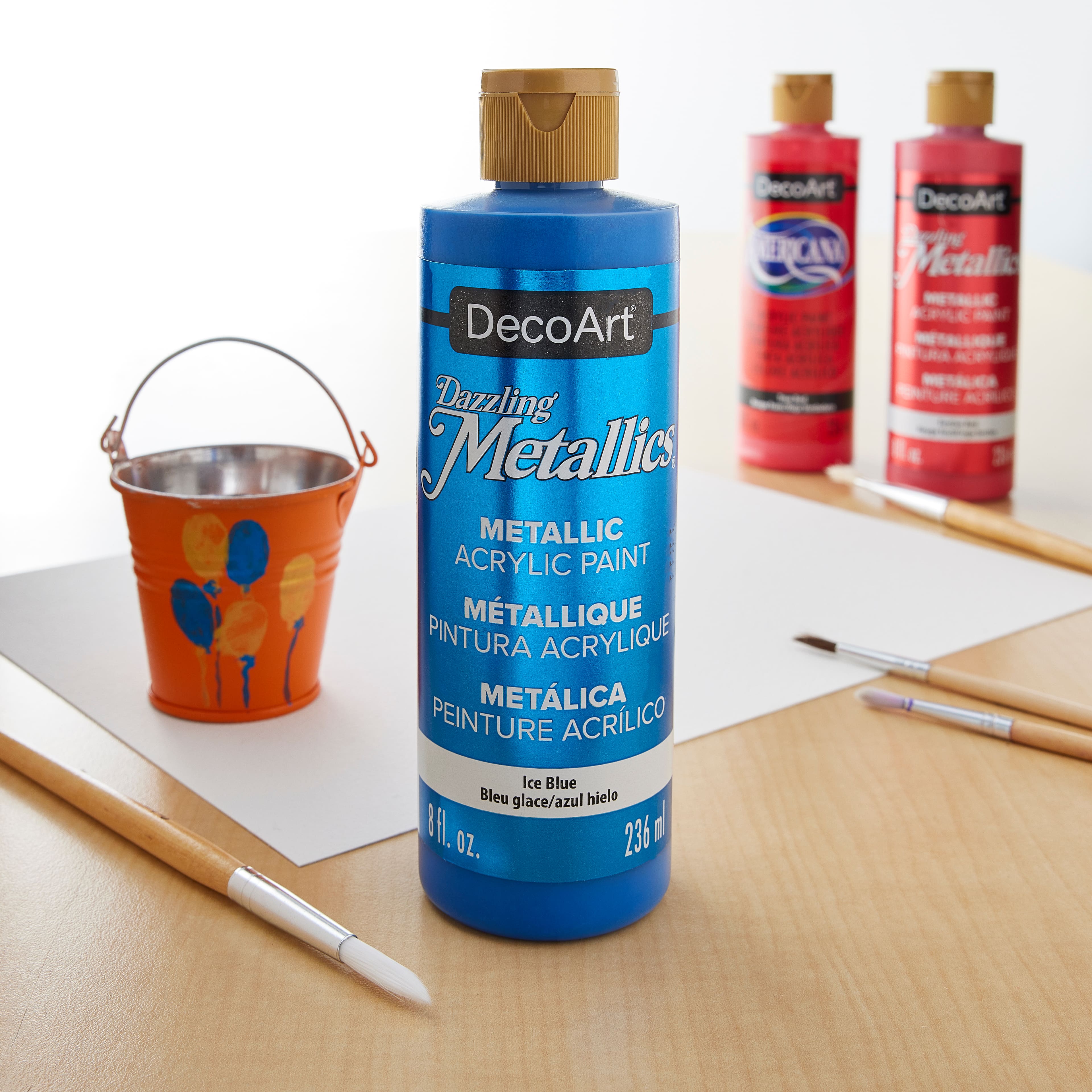 12 Pack: DecoArt&#xAE; Dazzling Metallics&#xAE; Acrylic Paint