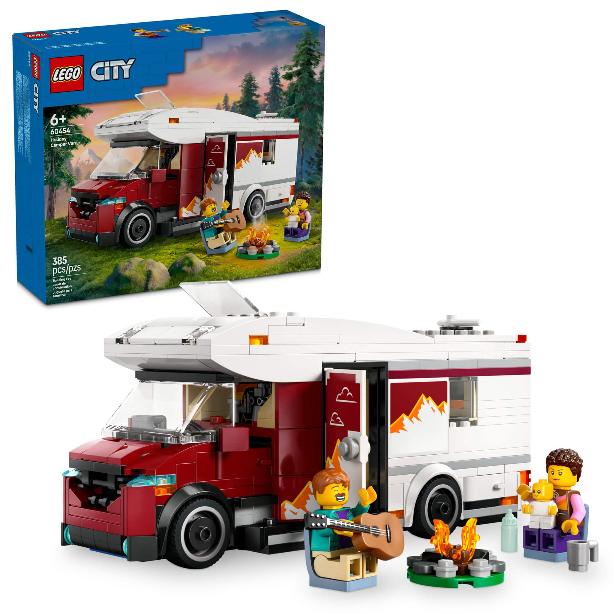 LEGO&#xAE; City Holiday Adventure Camper Van Toy Vehicle Set 60454