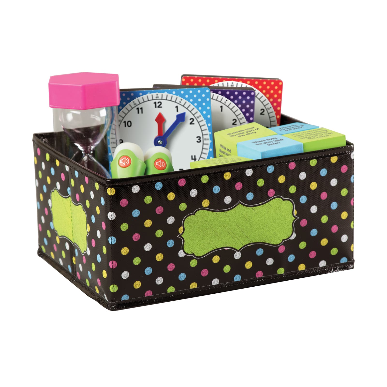 Teacher Created Resources® Chalkboard Brights Small Storage Bin, 2ct.