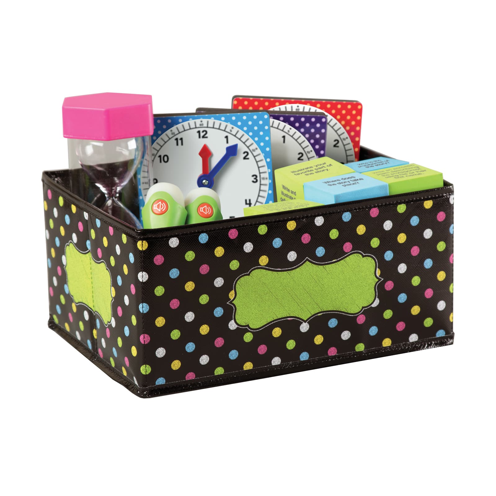 Teacher Created Resources&#xAE; Chalkboard Brights Small Storage Bin, 2ct.