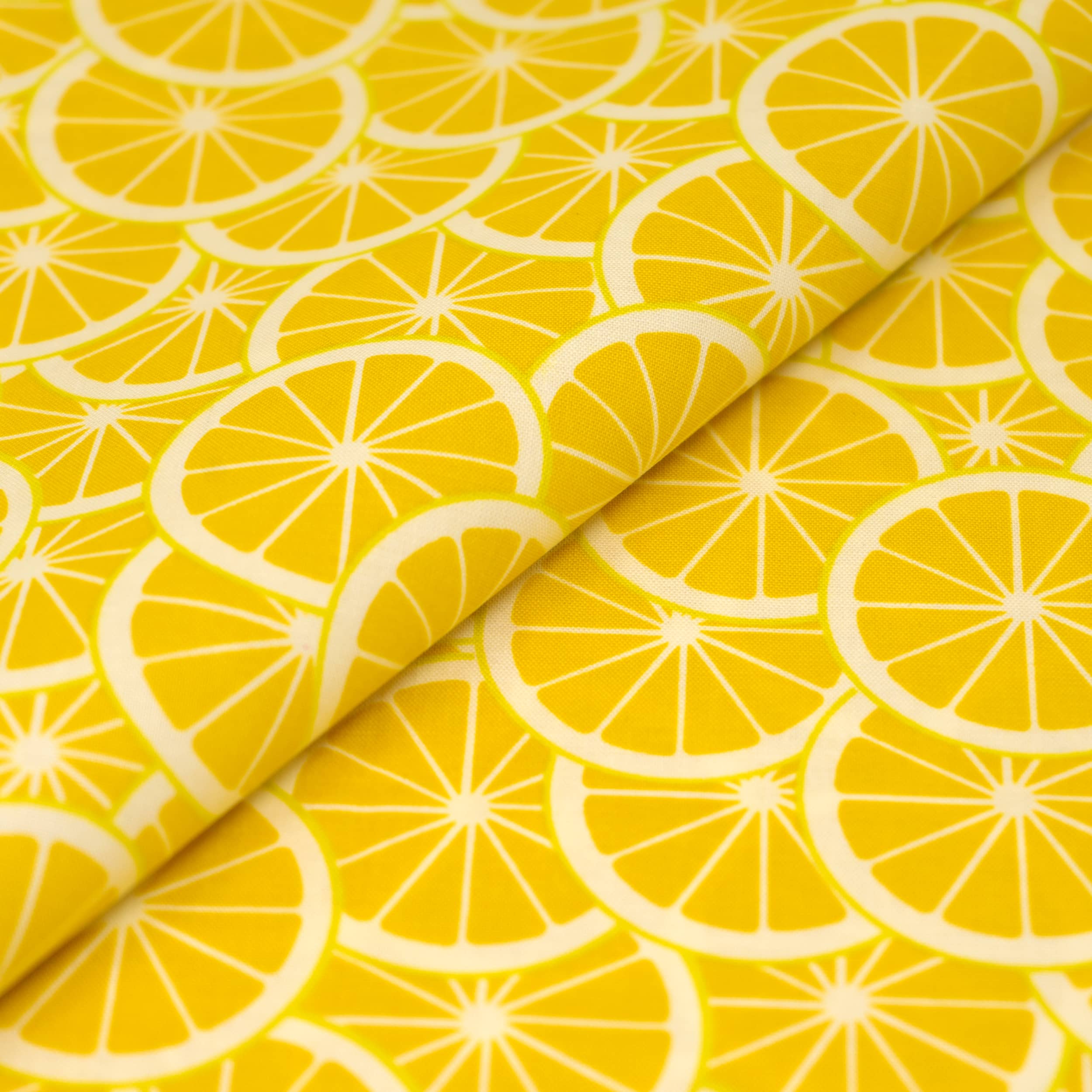 SINGER Patriotic Lemons Cotton Fabric