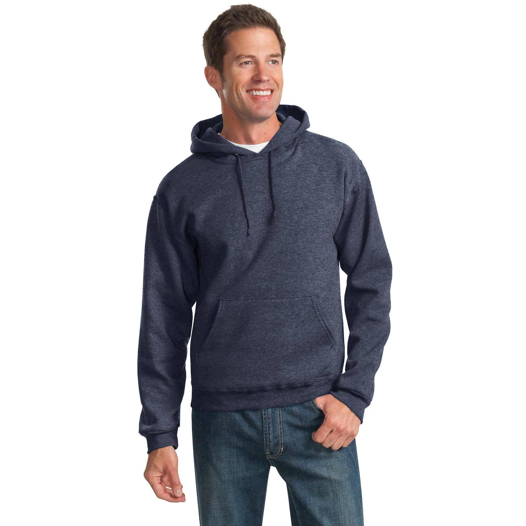 JERZEES® NuBlend Pullover Hooded Heathered Sweatshirt