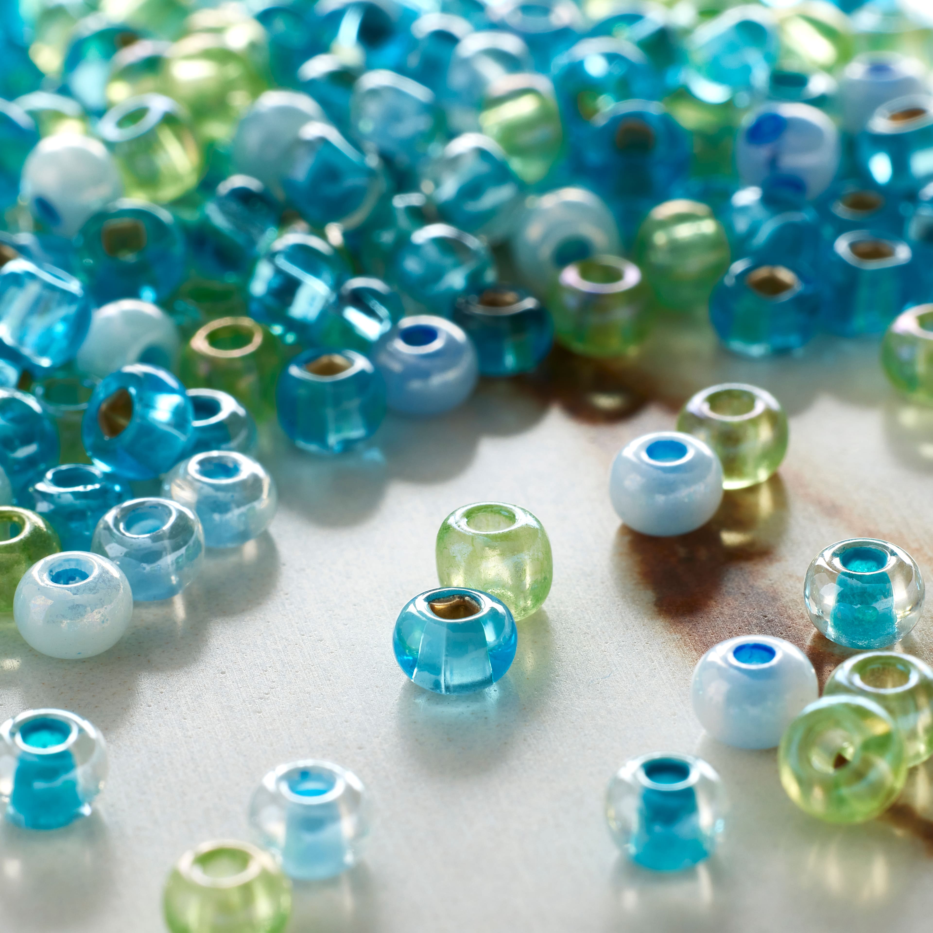 John Bead Czech Glass Seed Beads Mix, 6/0