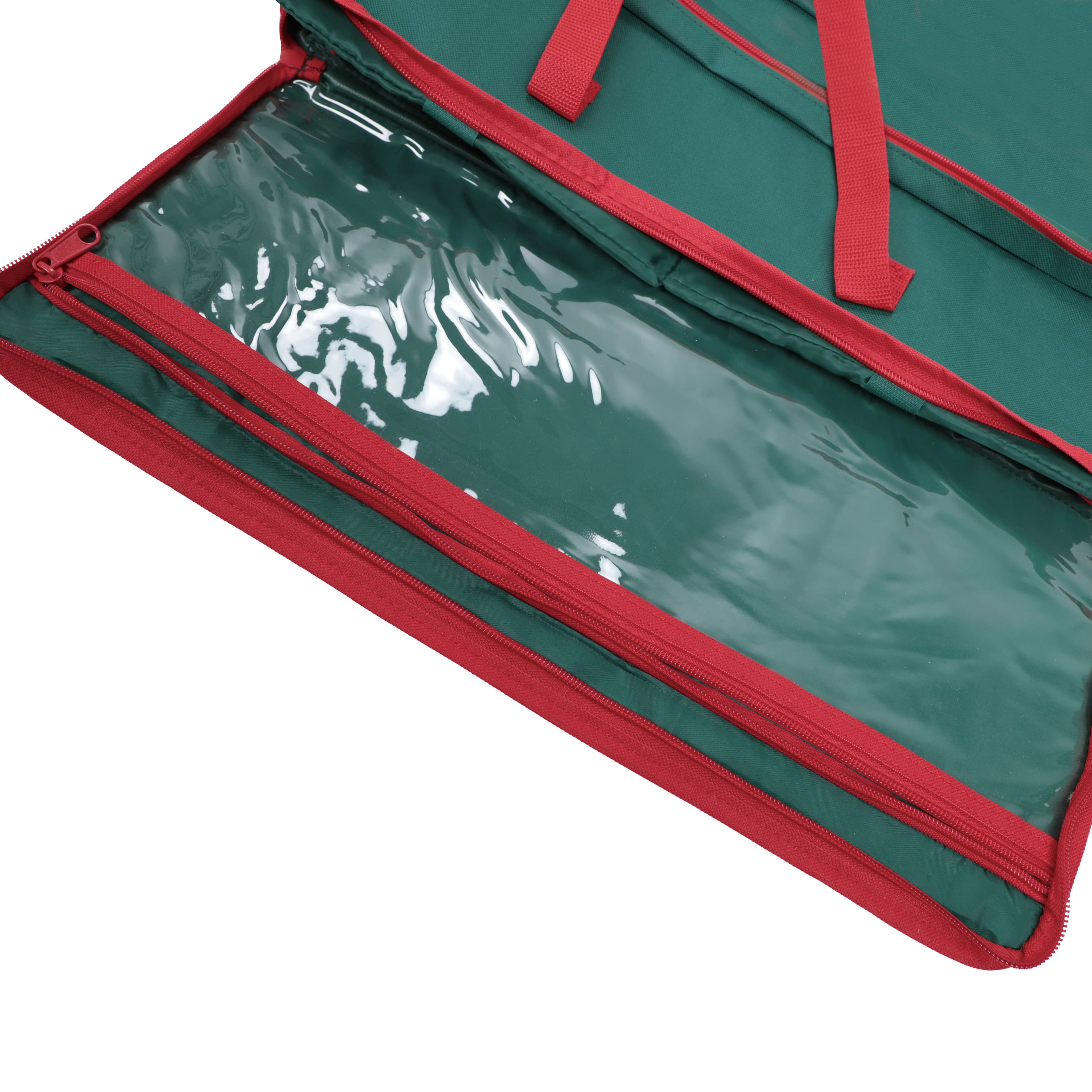 Christmas 18&#x22; x 21&#x22; Green Gift Bag Organizer by Simply Tidy&#xAE;