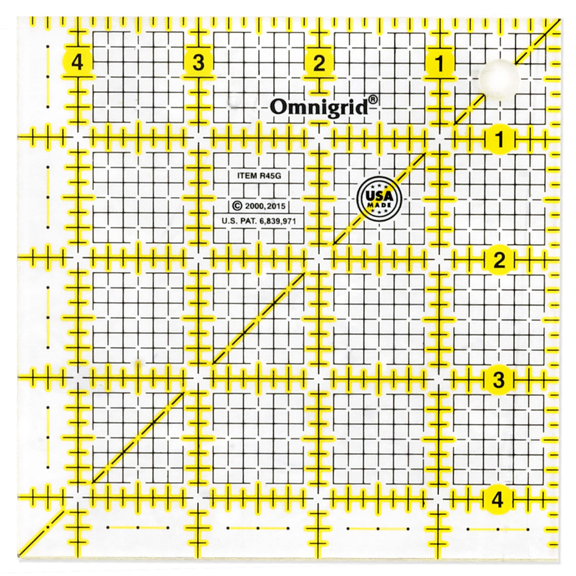 Omnigrid® 15cm x 30cm Rectangle Metric Quilting & Sewing Ruler