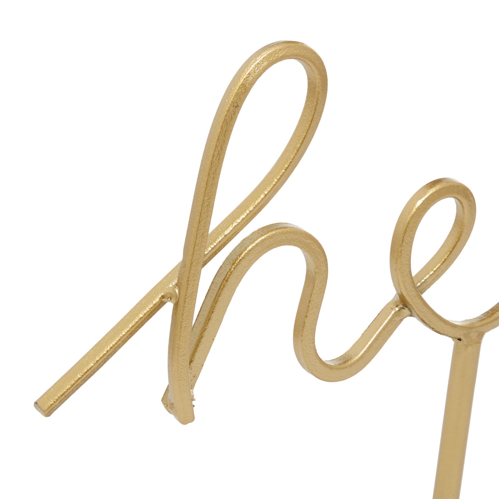 The Novogratz 19&#x22; Gold Hello Glam Decorative Sign