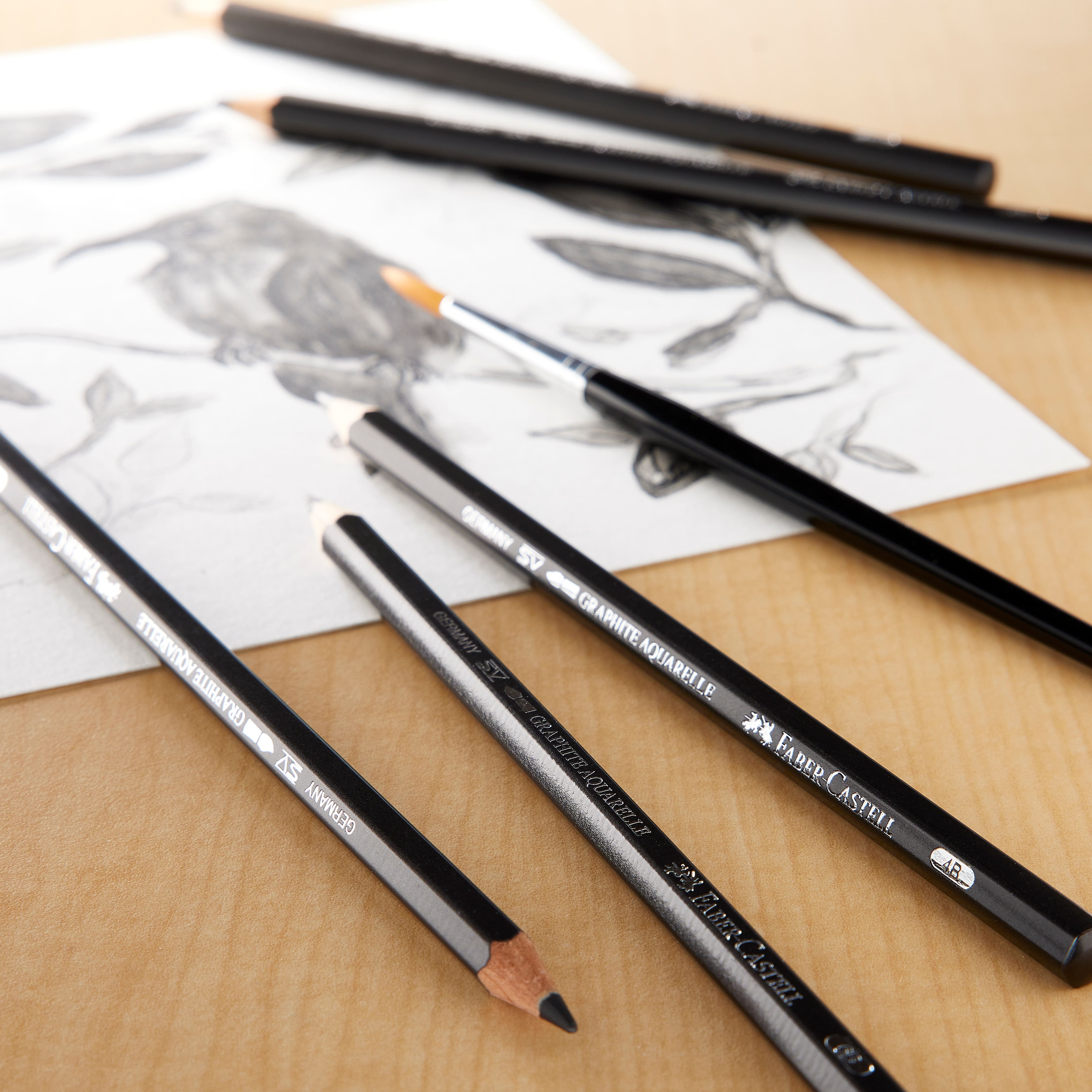 6 Pack: Faber-Castell&#xAE; Graphite Aquarelle Set