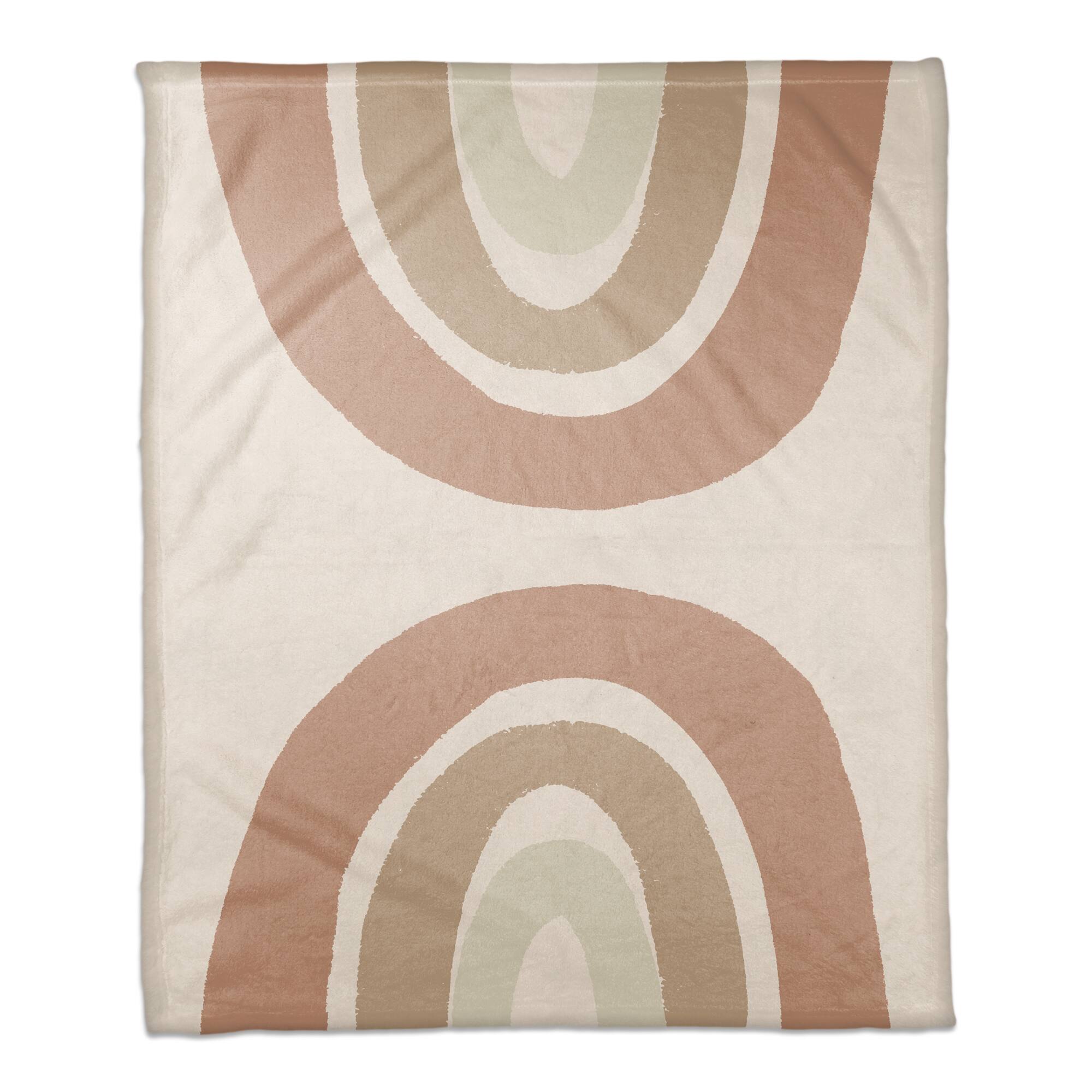 Sepia Rainbow 50" x 60" Coral Fleece Blanket