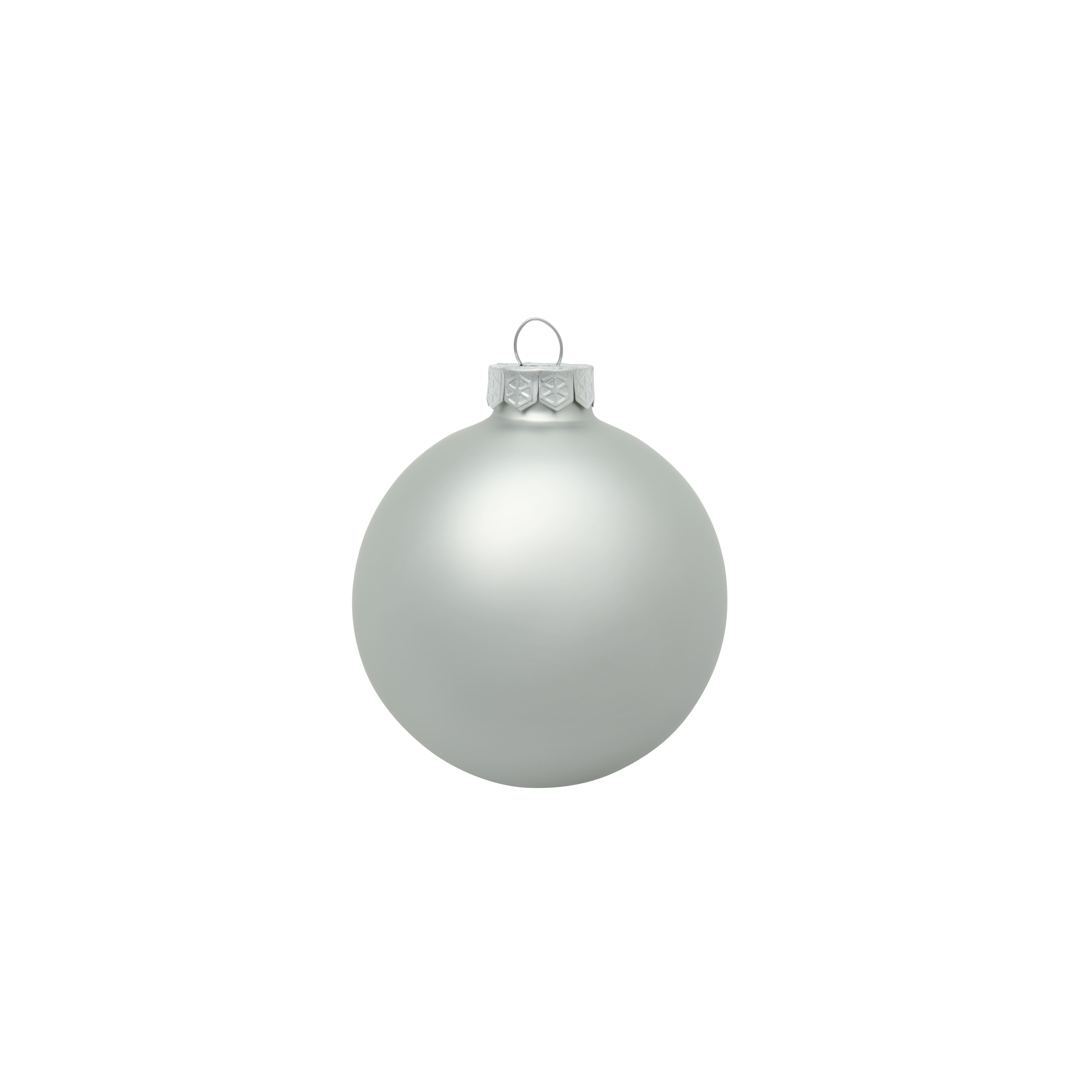 Whitehurst 8ct. 3.25&#x22; Matte Glass Ball Ornaments