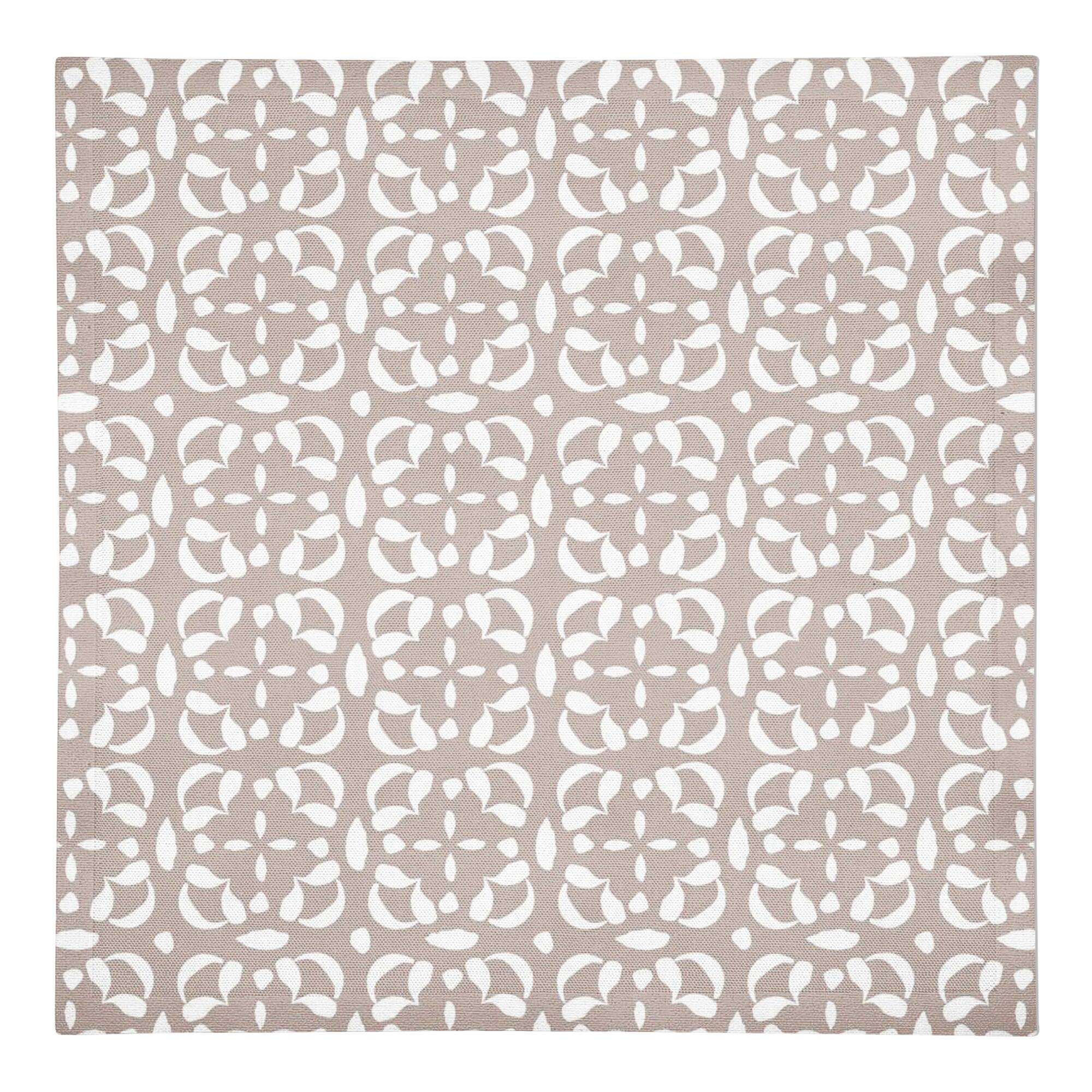 Intricate Circle Stack Cotton Twill Napkin