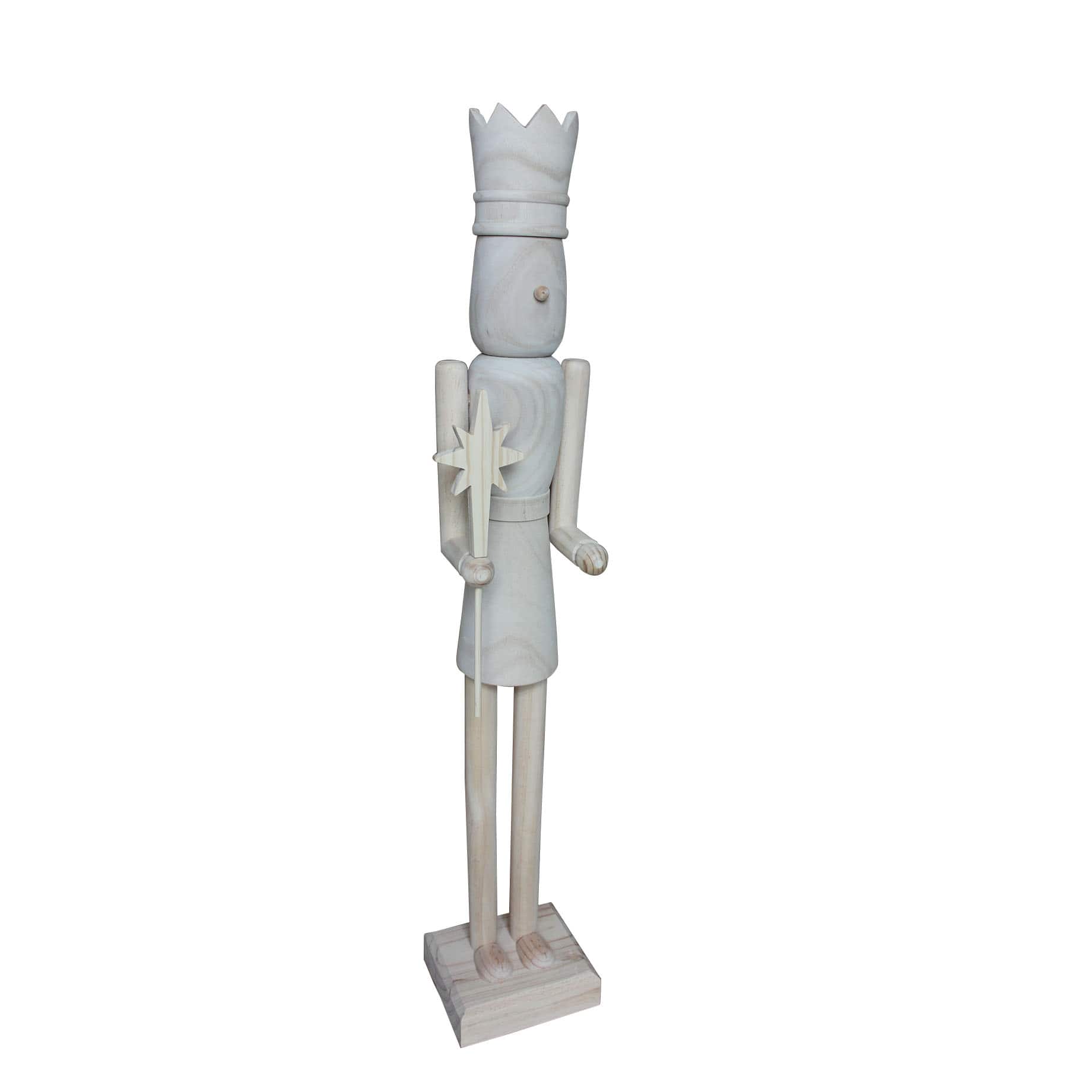3.6ft. Queen DIY Wood Nutcracker by Make Market&#xAE;