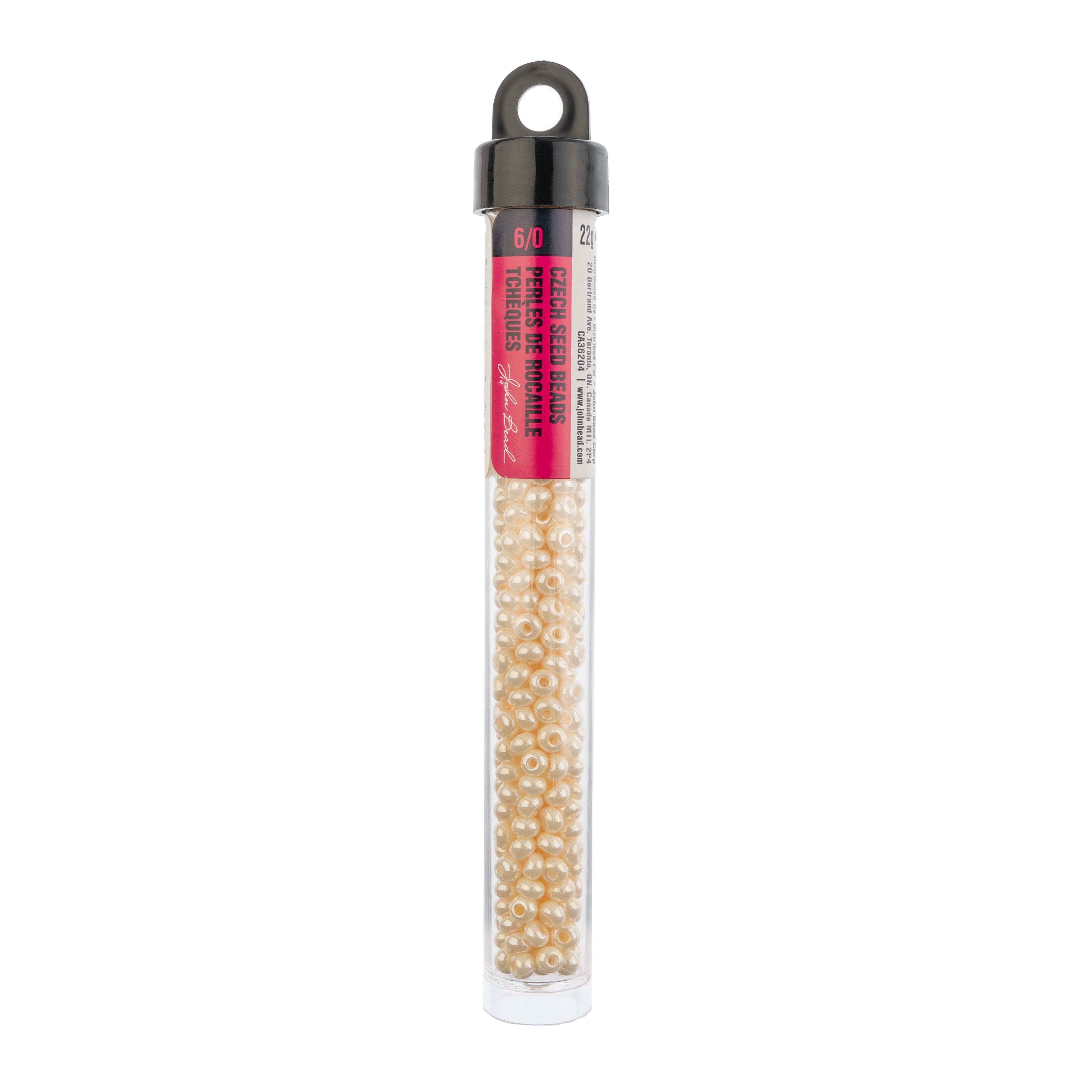 John Bead Czech Glass Seed Beads Mix, 6/0