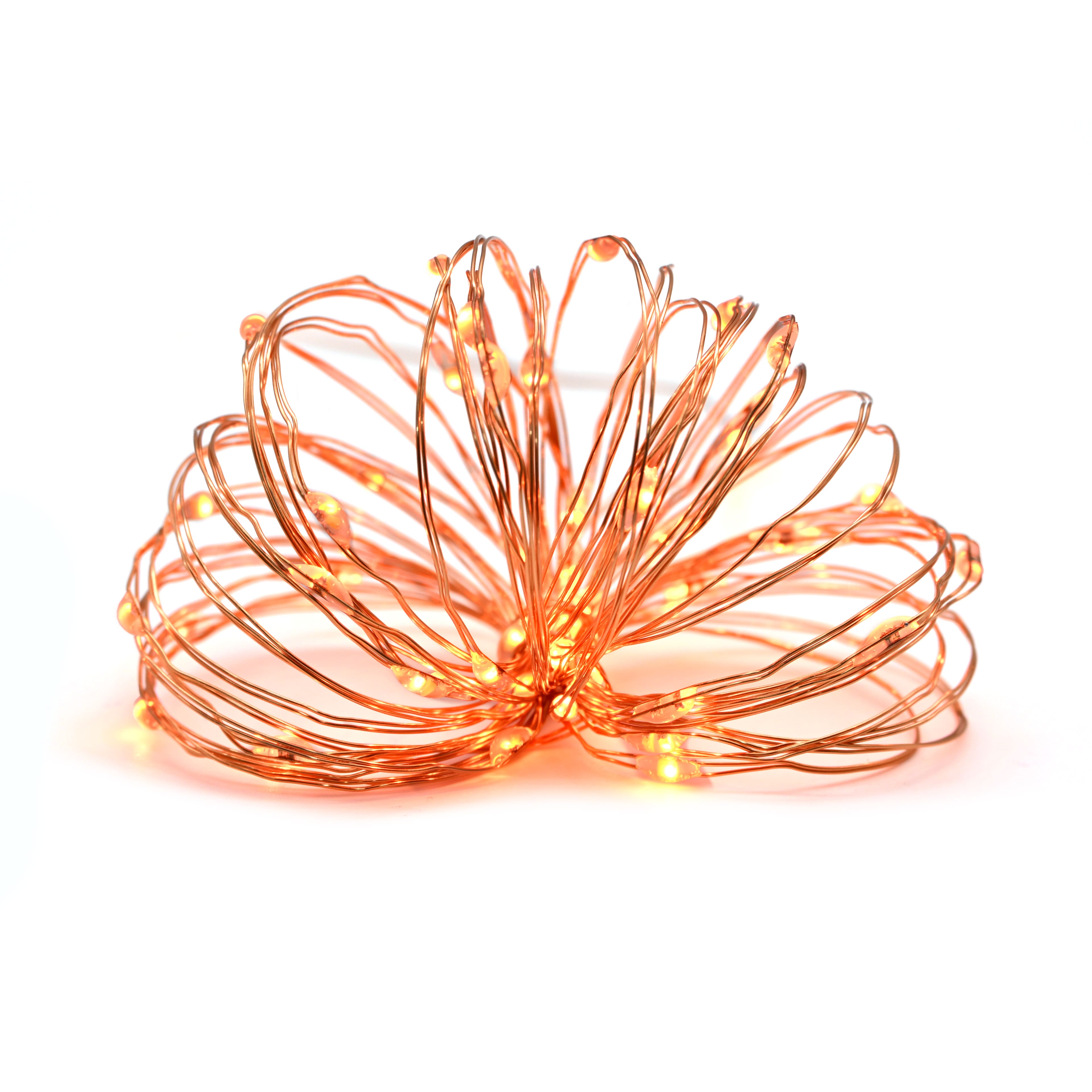 50ct. Amber/Orange LED String Lights by Ashland®