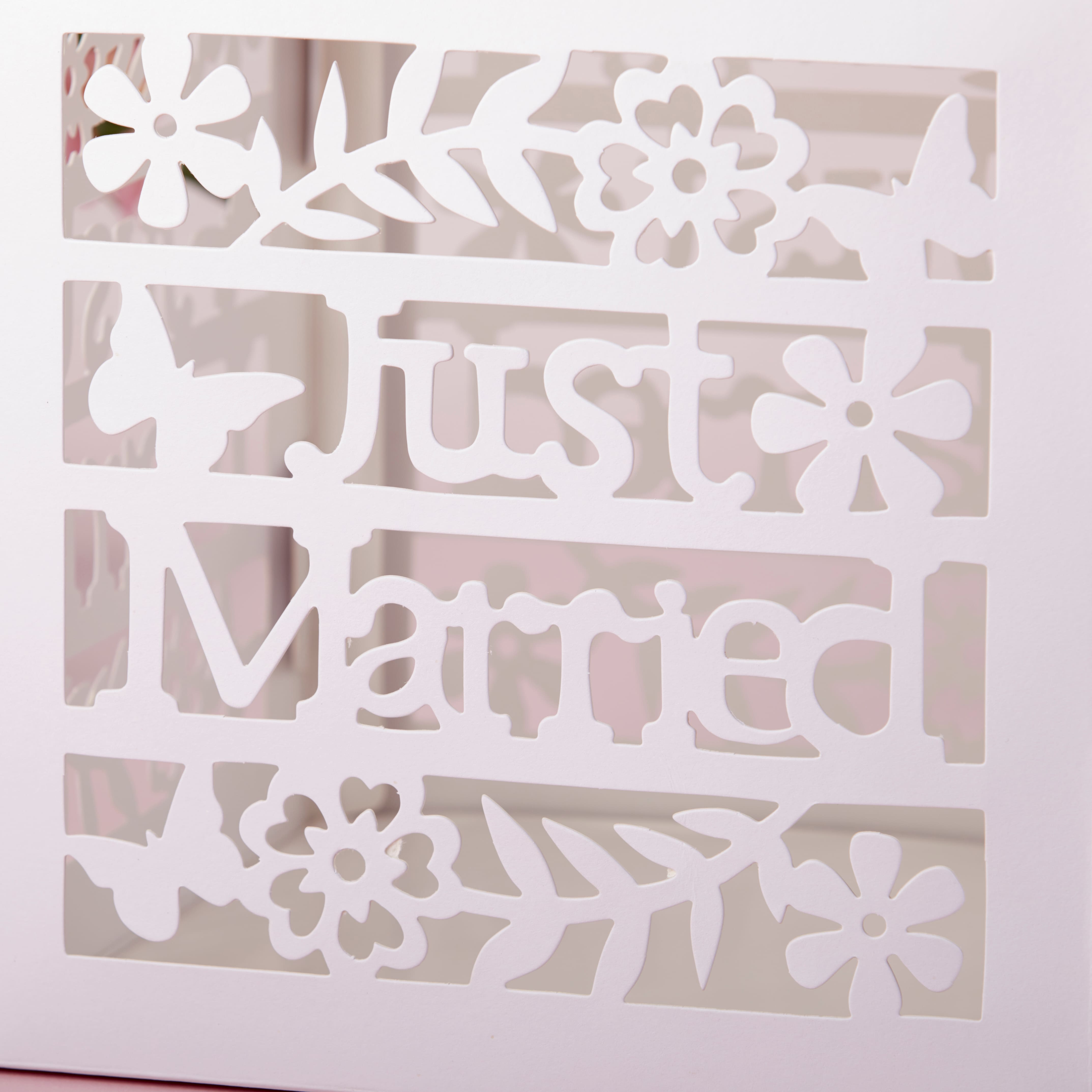 Kate Aspen® Just Married Birdcage Card Box