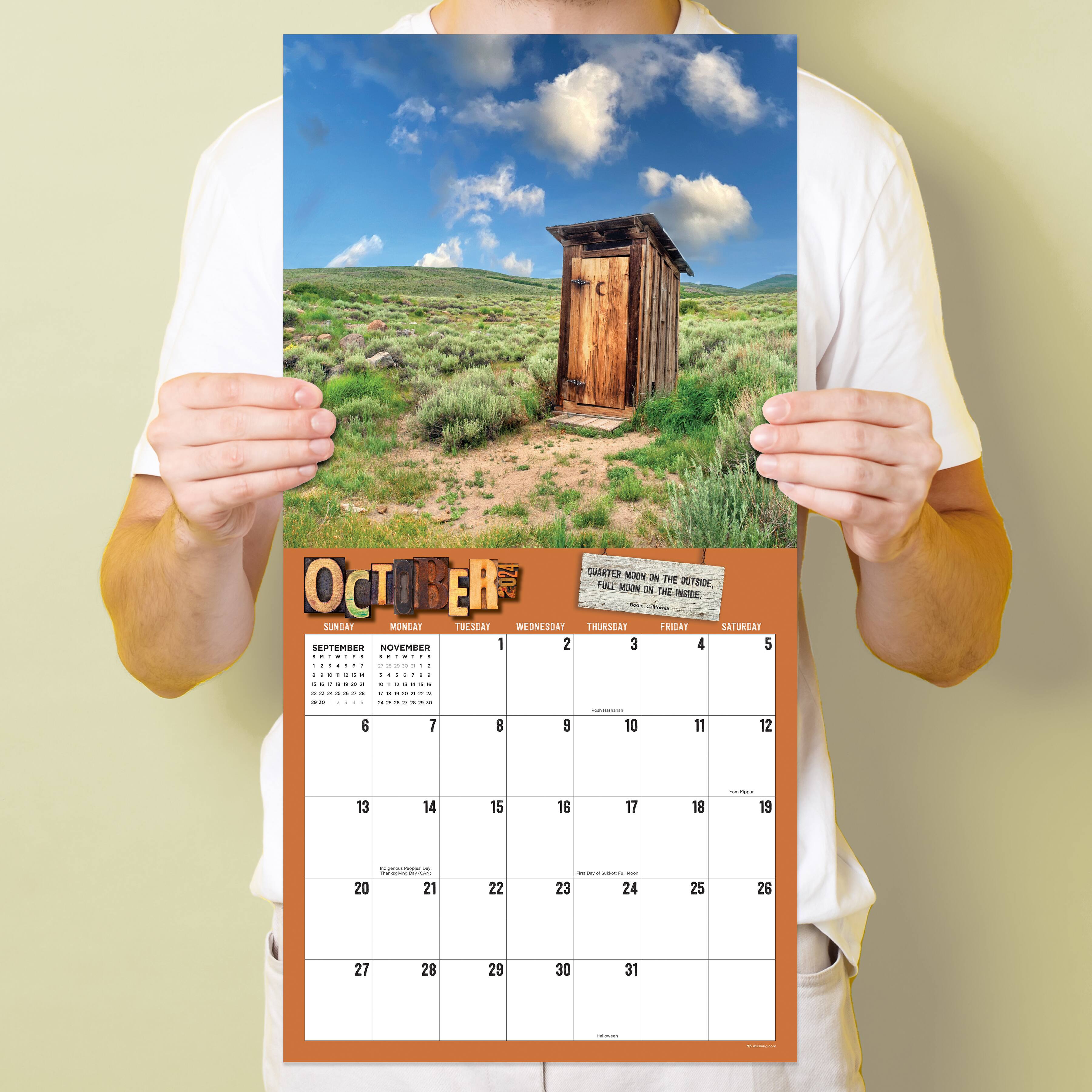 TF Publishing 2024 Outhouses Wall Calendar Michaels