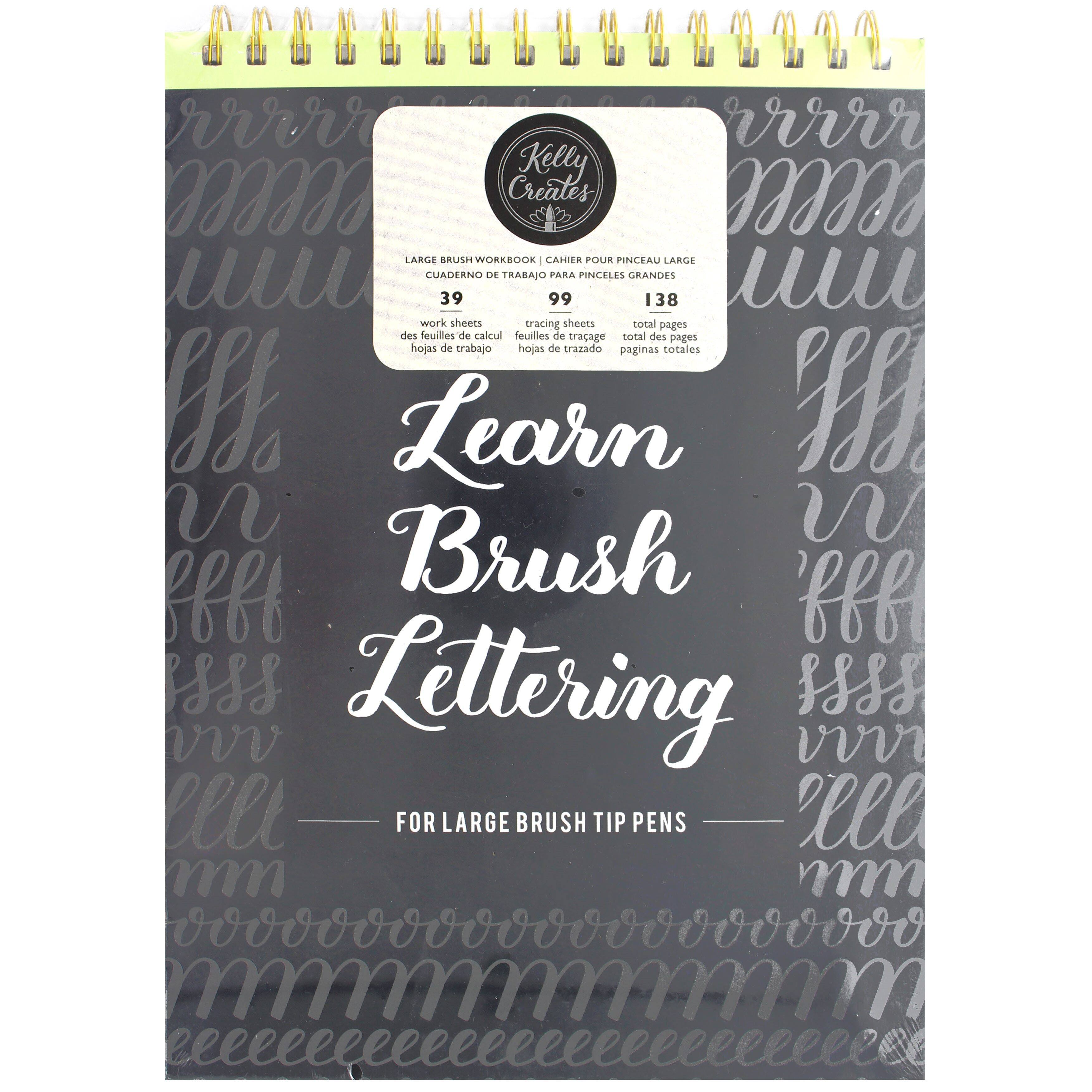 American Crafts Kelly Creates Large Brush Workbook