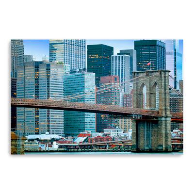 Daylight Brooklyn Bridge Canvas Giclee | Michaels