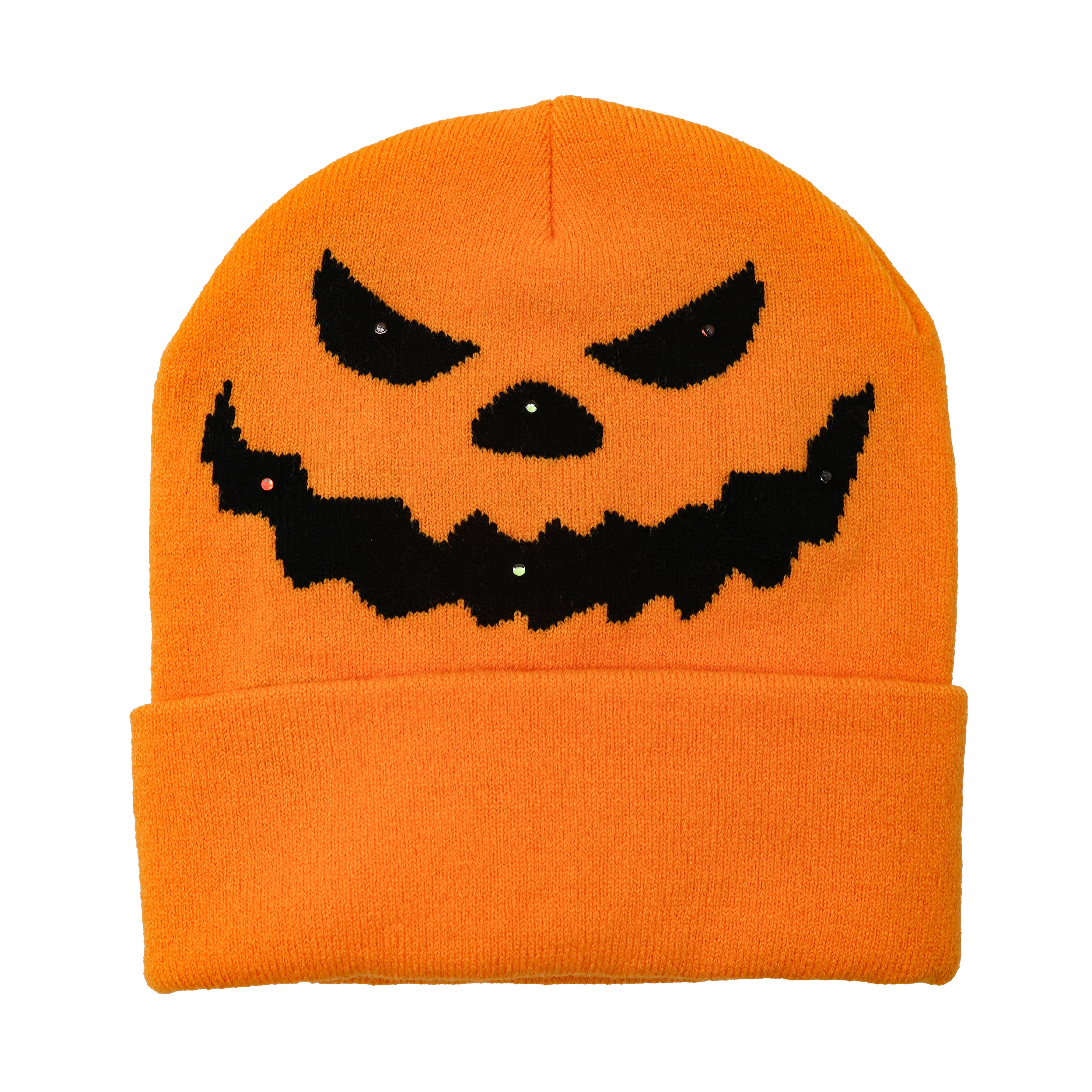 Jack-o&#x27;-Lantern Light-Up Beanie by Celebrate It&#x2122;