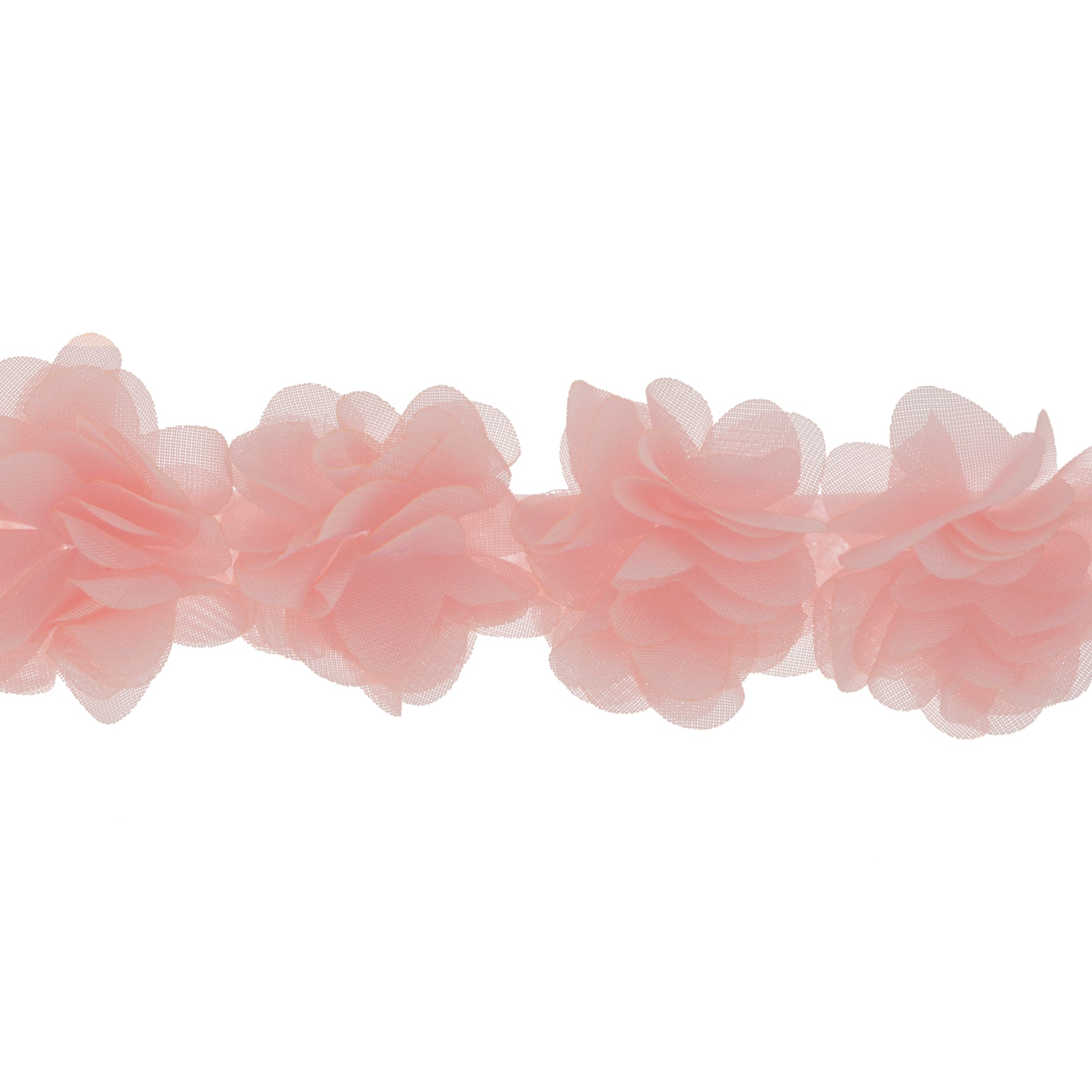 2.1&#x22; Rosettes Chiffon Trim by Celebrate It&#xAE;