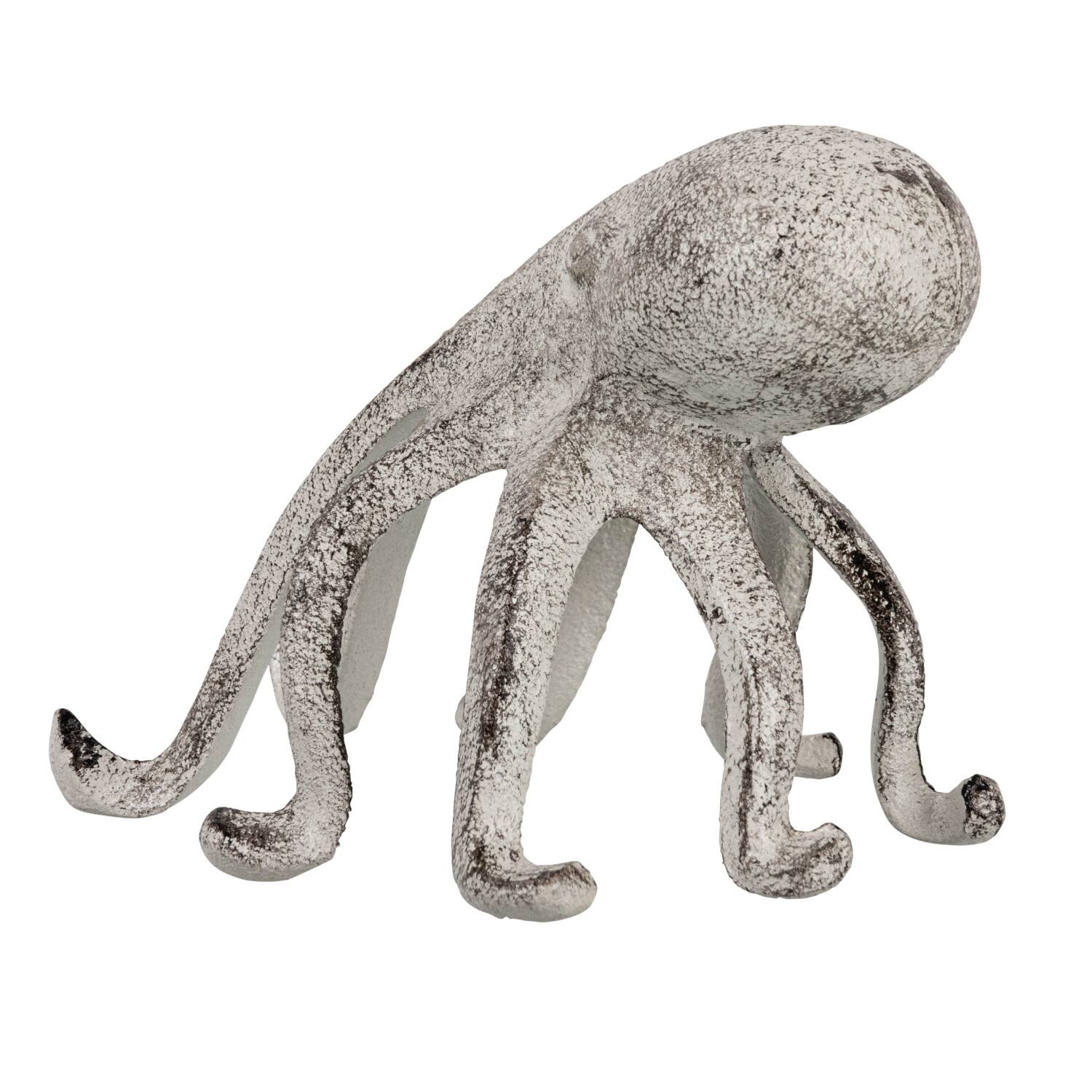 Hello Honey® 6" Whitewash Octopus Figurine Phone & Tablet Holder